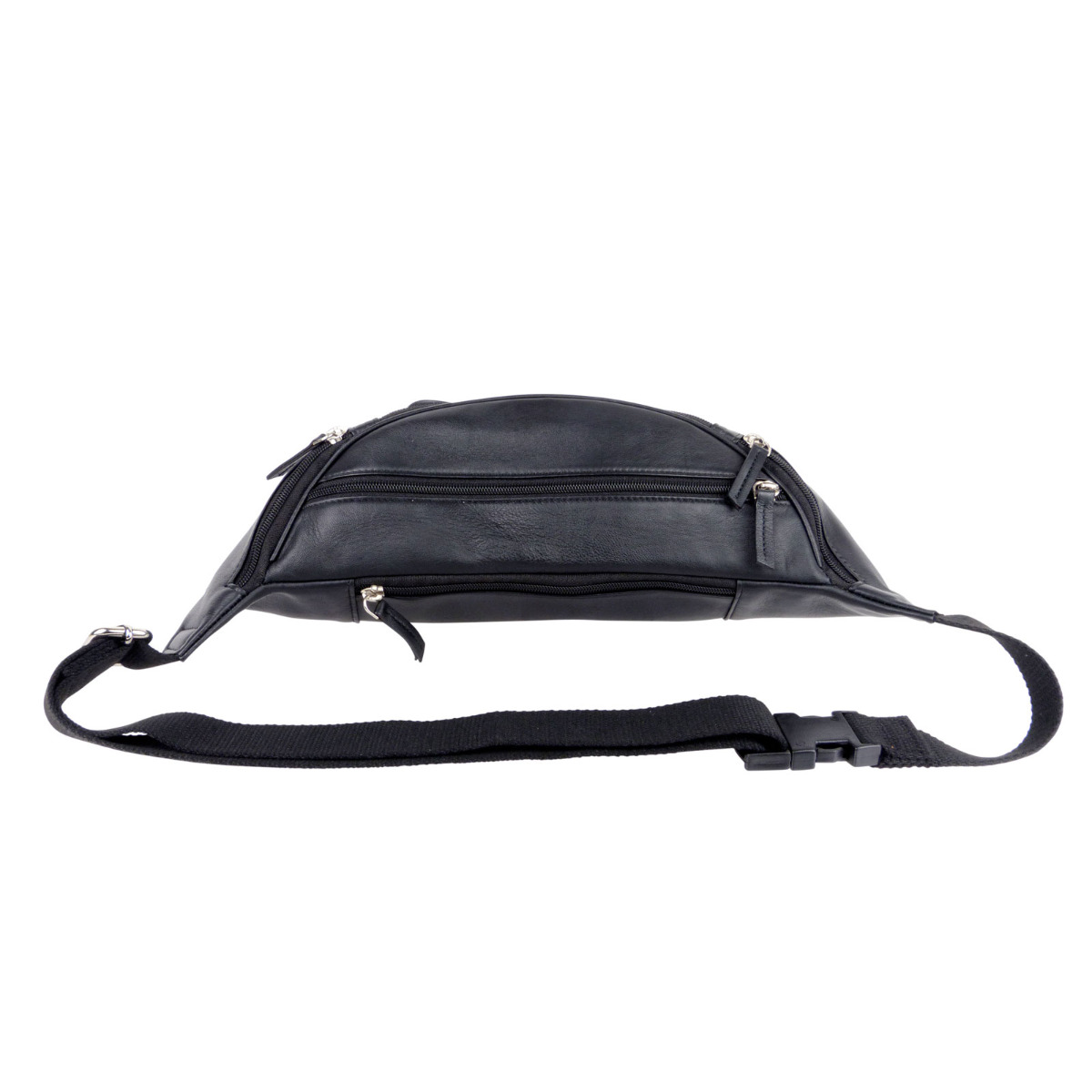 Oakridge Leather Mens Large 5 Pocket Bumbag/Fanny Pack - Picture 9 of 15