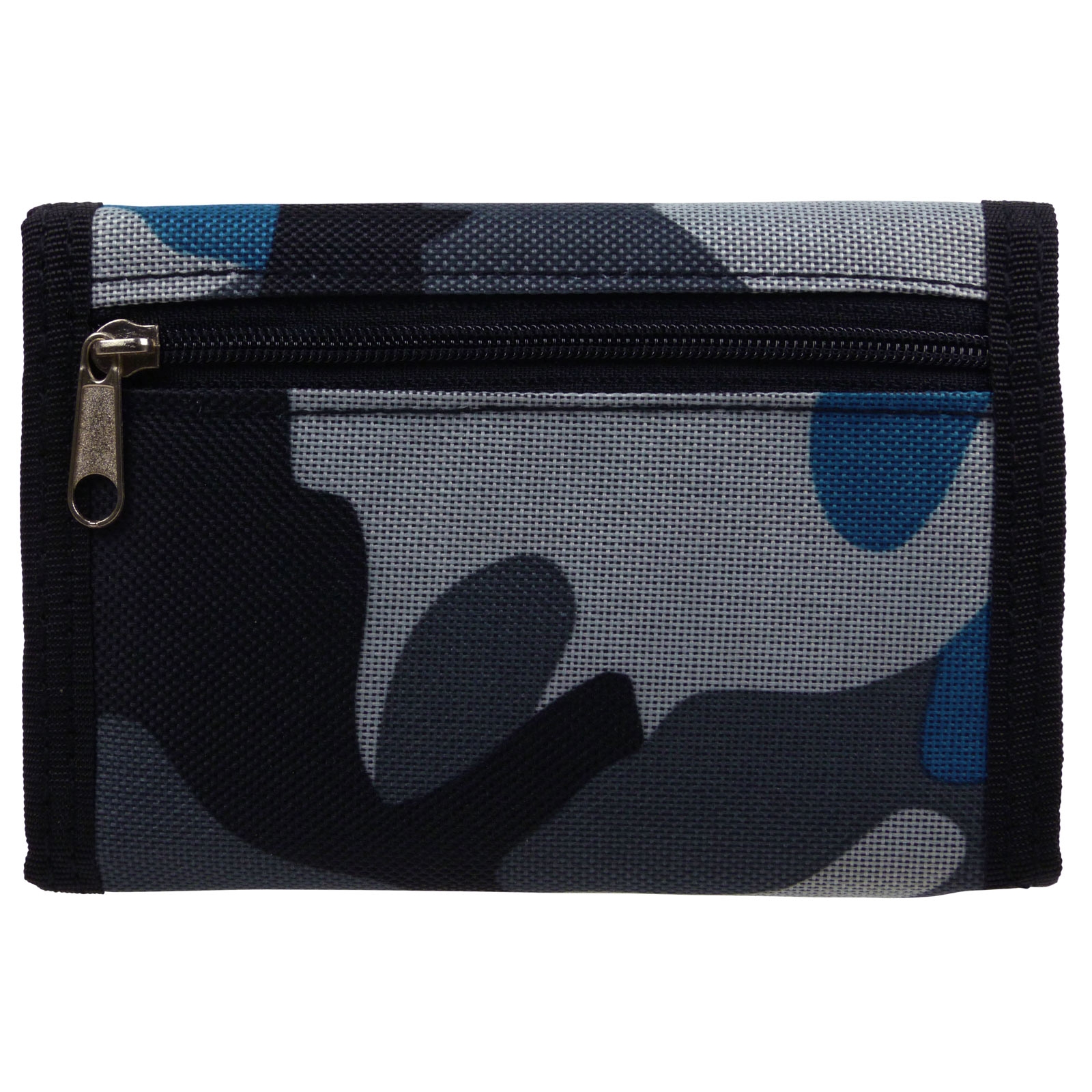 RED X Mens Camouflage Canvas Tri-Fold Wallet with Chain & Clip - Picture 19 of 27