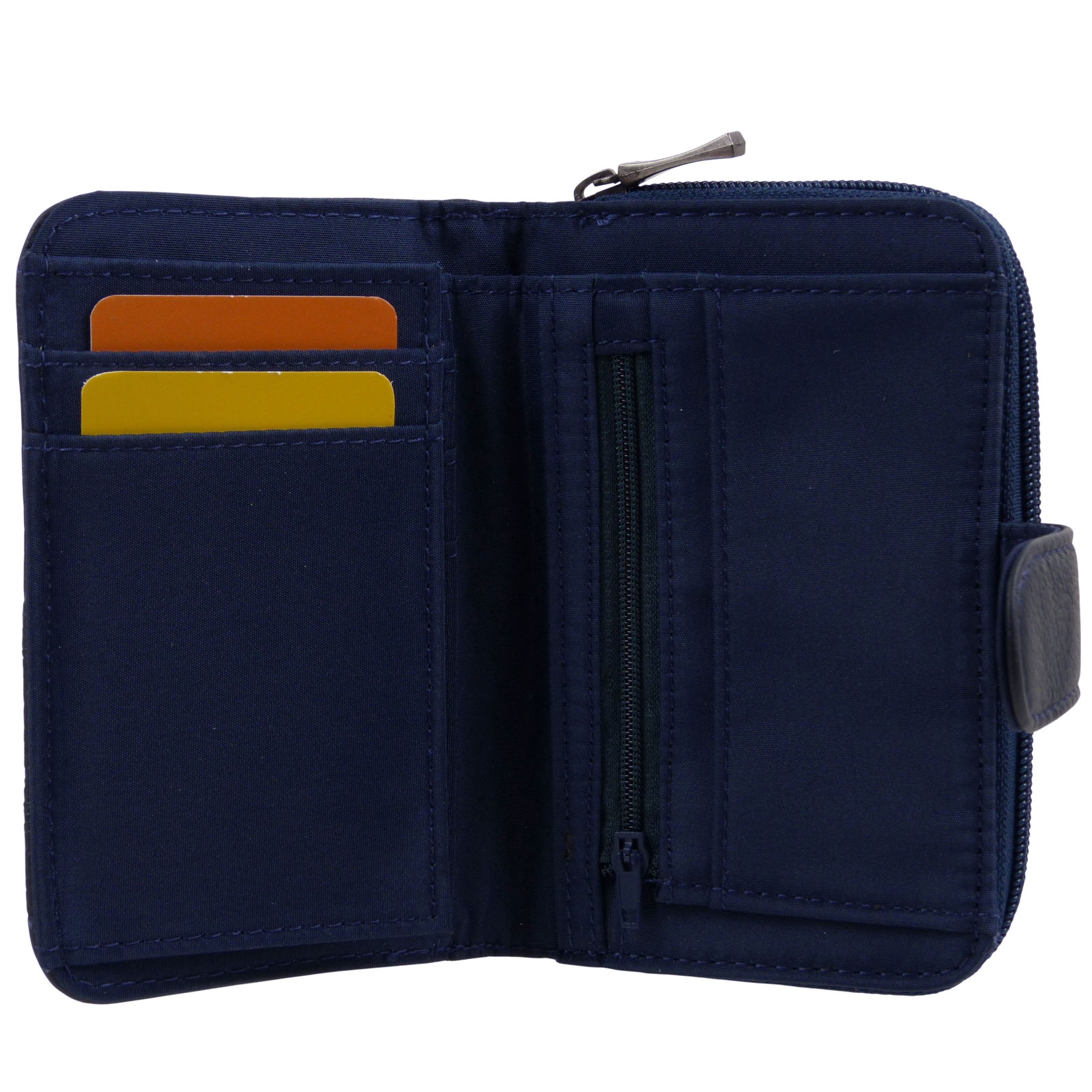 Cartera/billetera de cuero Lorenz con cremallera con bolsa de regalo gratuita - Imagen 23 de 40