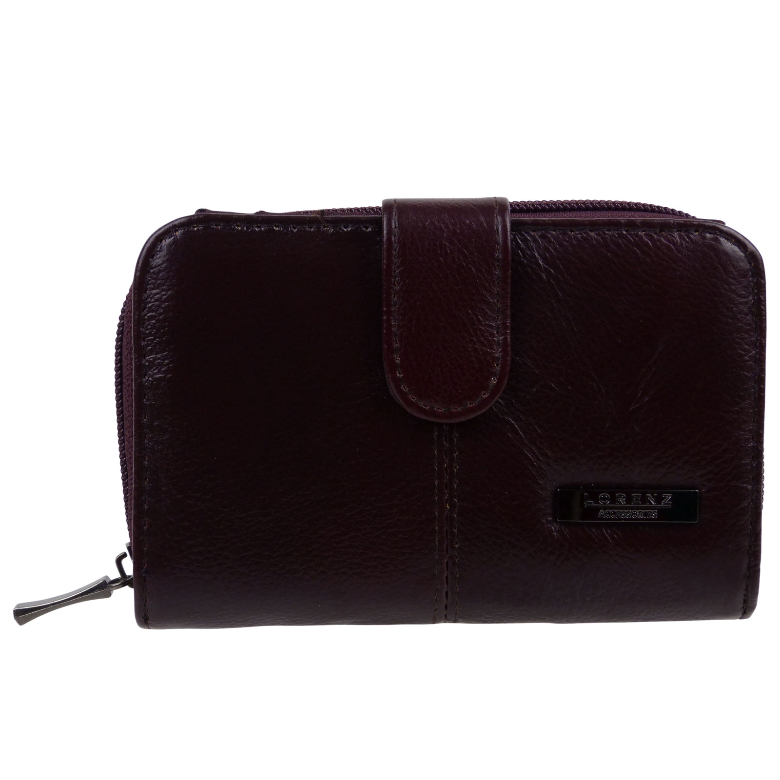 Cartera/billetera de cuero Lorenz con cremallera con bolsa de regalo gratuita - Imagen 13 de 40