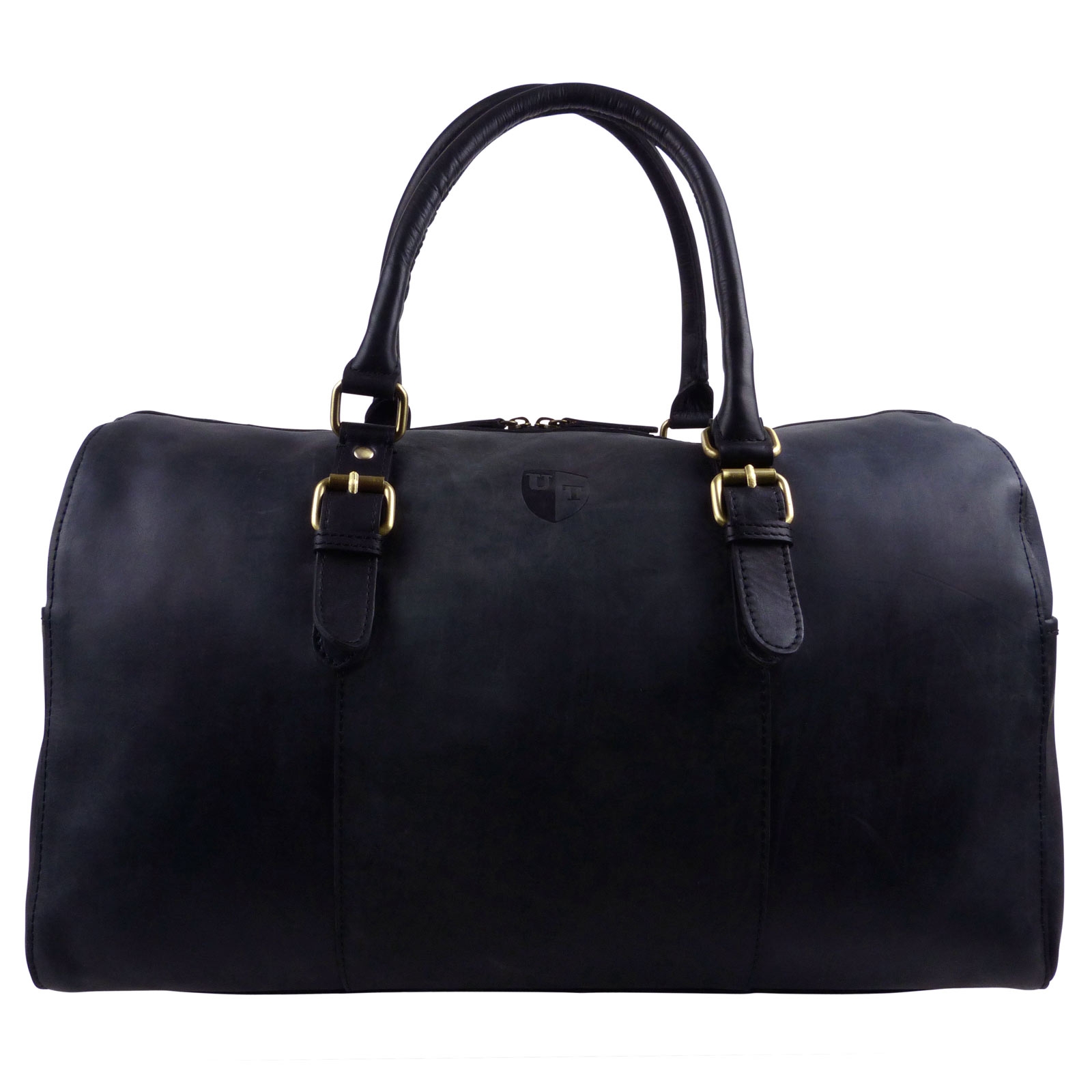 Hansson Leather Mens Large Classic Holdall Travel Overnight Bag - Picture 8 of 19