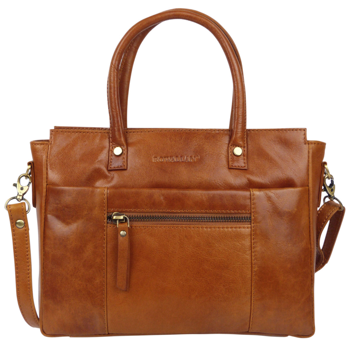 Rowallan of Scotland Ladies Compact Leather Top Grip Shoulder Bag Sapporo Col... - Picture 17 of 21