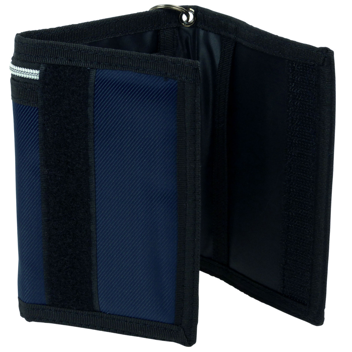 Mens Boys TriFold Sports Wallet by Lorenz with Security Chain Handy - Picture 10 of 14