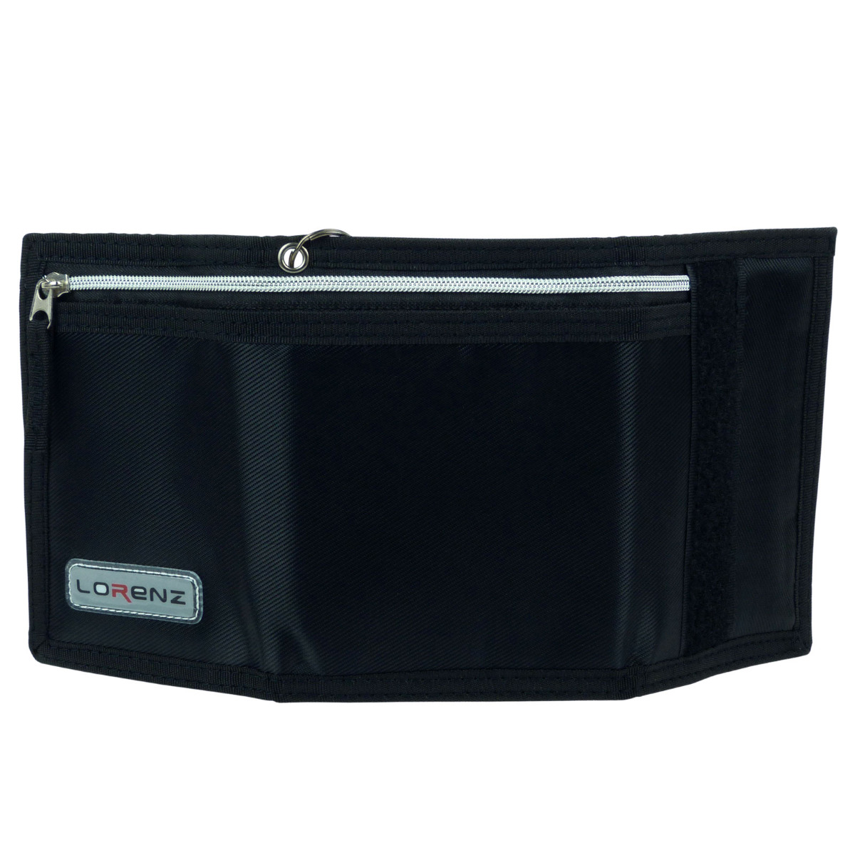 Mens Boys TriFold Sports Wallet by Lorenz with Security Chain Handy - Picture 12 of 14