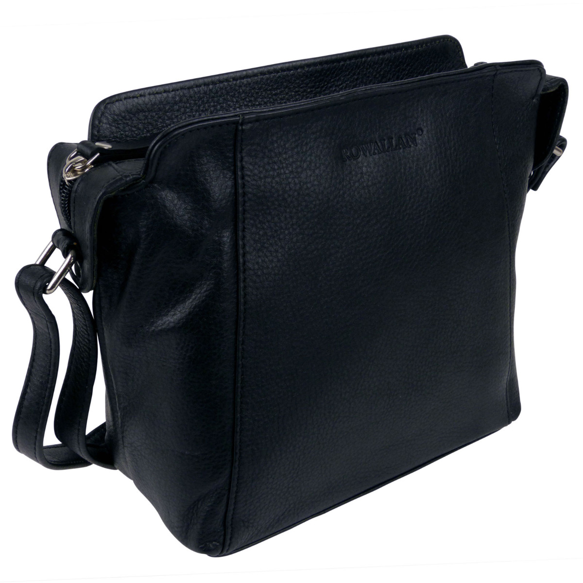 Rowallan of Scotland Ladies Leather Small Shoulder Bag - Picture 8 of 19