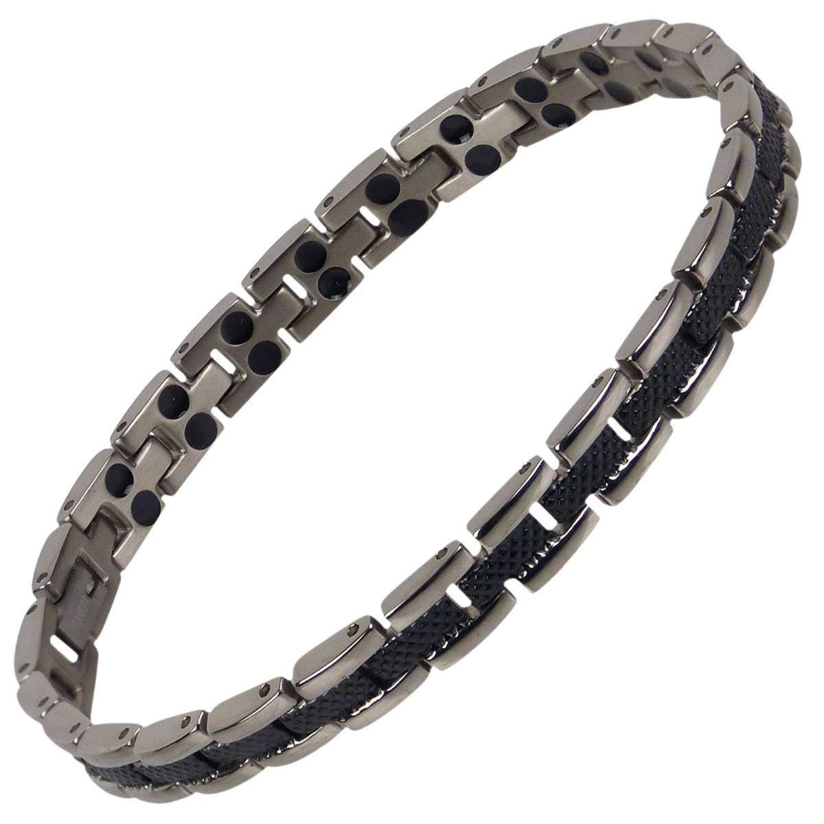 SISTO-X Unisex Titanium Aria Magnetic Bracelet - Picture 11 of 13