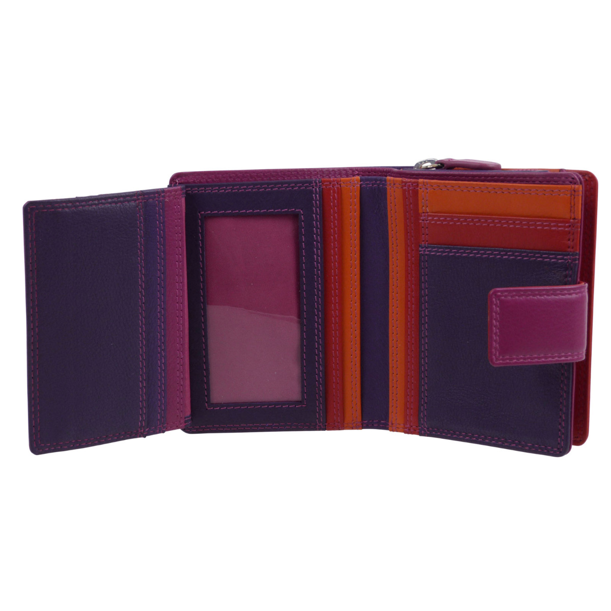 Small Golunski Compact Leather Tri Fold Wallet Purse Various colours RFID option 