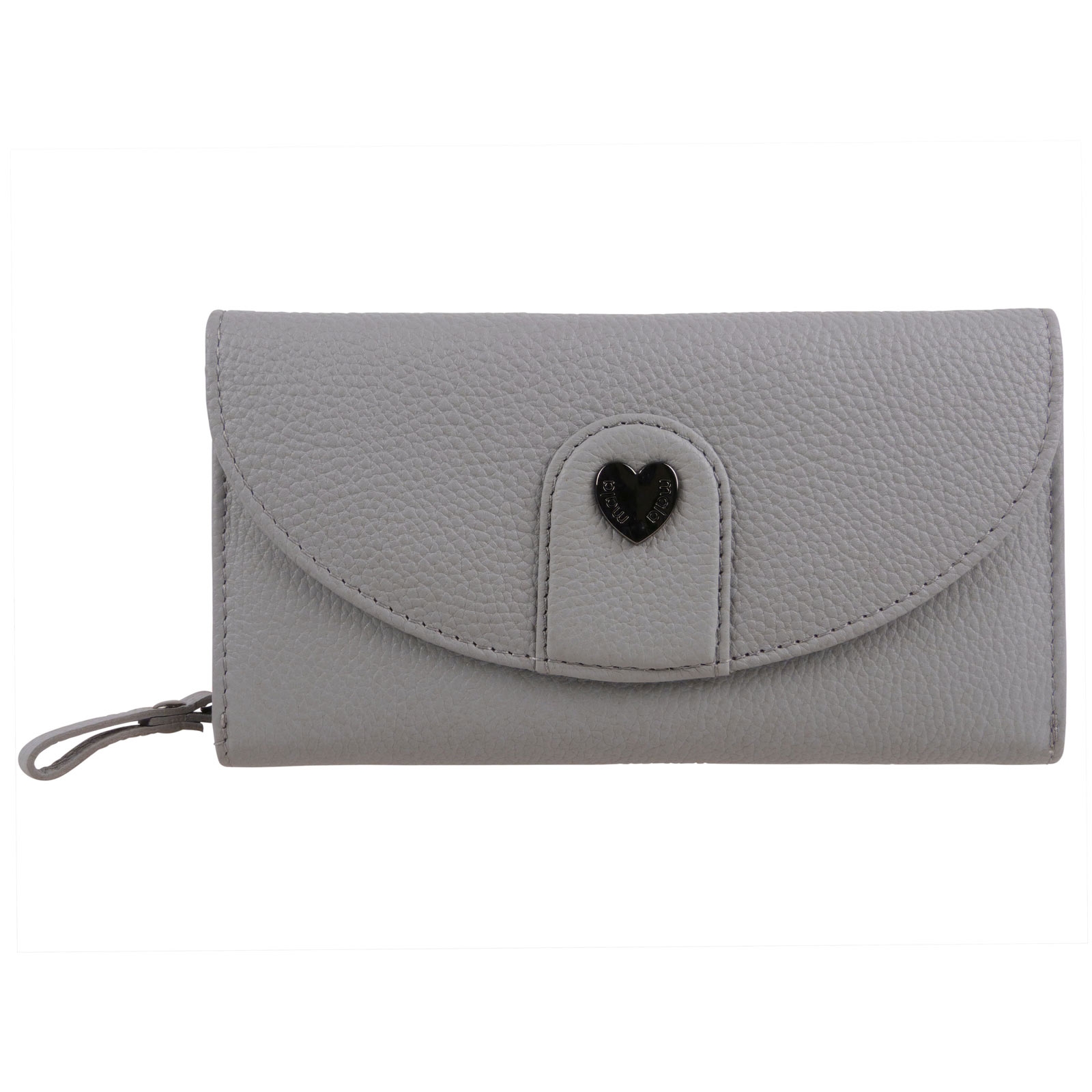 Mala Leather Shiloh Collection 3627_96 - Borsa in pelle con blocco RFID, Verde, Taglia unica, Moderno