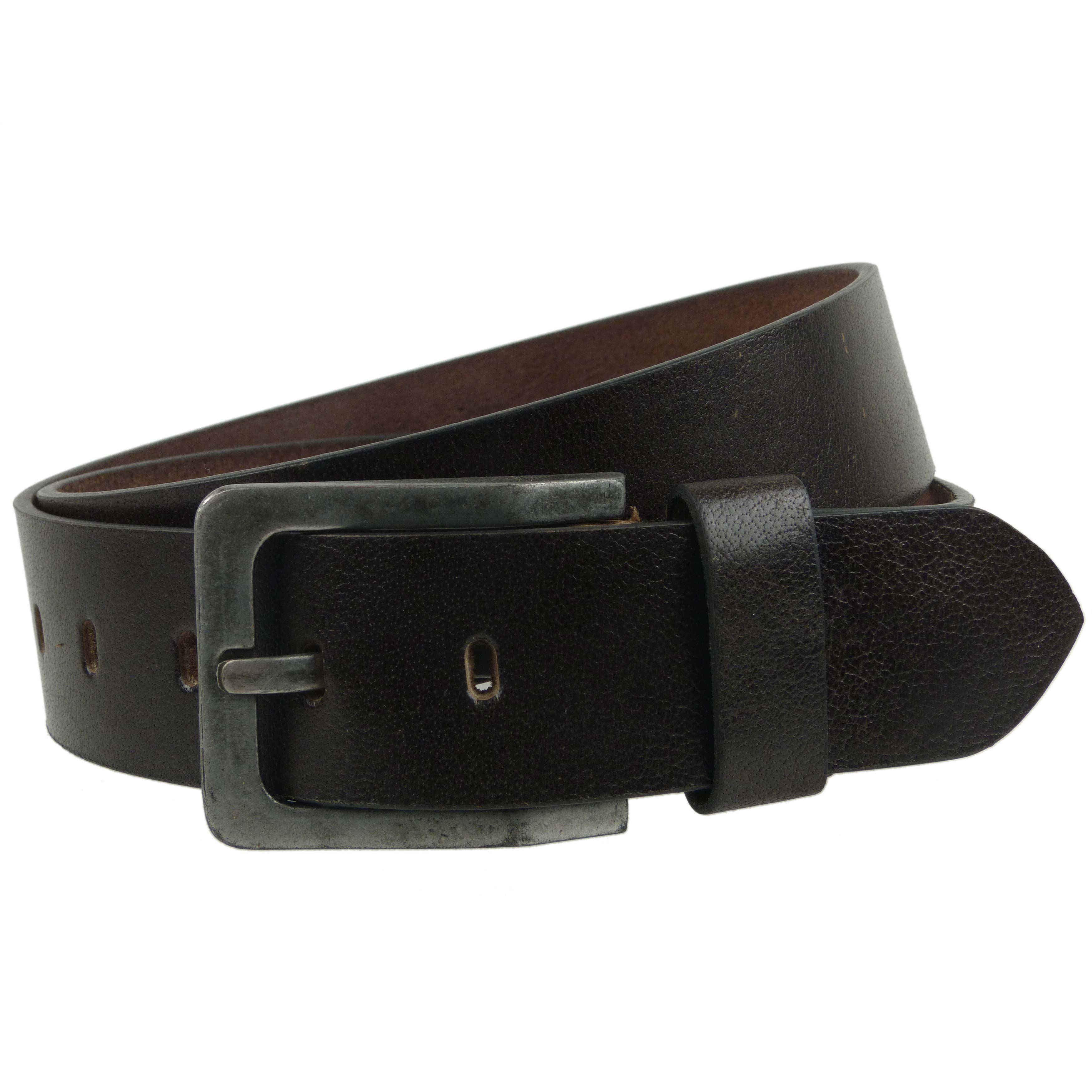 Mens Distressed Brown Real Leather Casual Belt by Prime Hide up to 48 ...