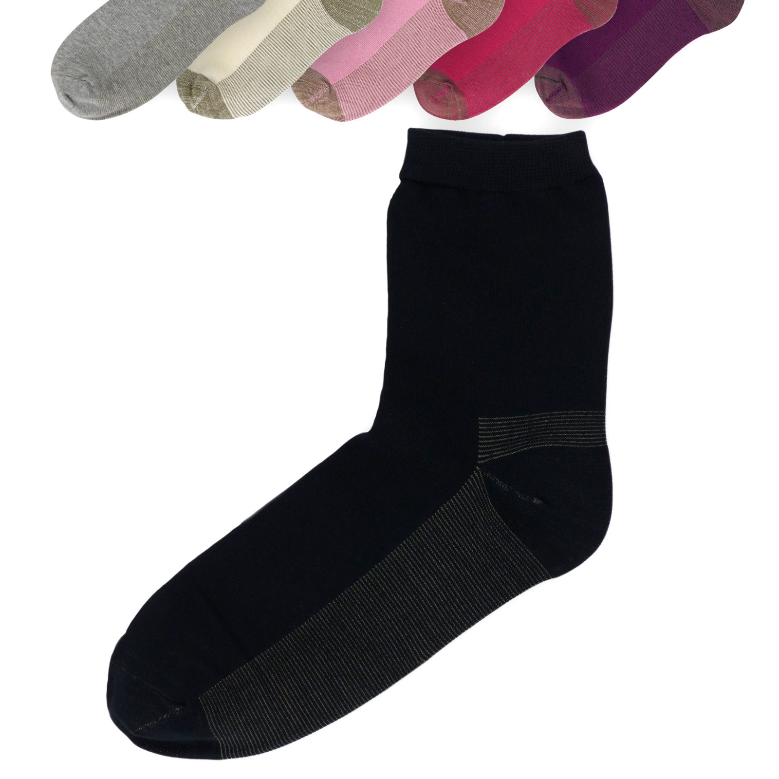 Ladies Mens Copper Infused Compression Ankle Socks Antibacterial | eBay