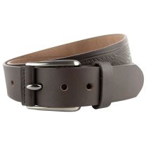 Olly's Mens Stylish Full Grain Leather Belt 1.5" Islington Range Brown