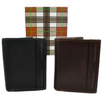 Mala Leather Mens Compact Shirt Wallet Neo Collection in Black or Brown