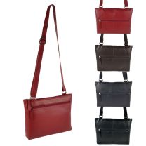 Ladies Soft Leather Shoulder Handbag By UK Designer Richard Kinsey Stylish 