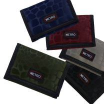 Red-X Mens or Boys TriFold Sports Card Coin Wallet Reptile