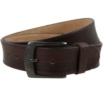 Quality Mens Casual Brown Leather Belt 1.5" Wide Underwood & Tanner Sizes up to 48"
