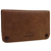 Oakridge Distressed Tan Leather Tobacco Pouch with Stud Fastener 
