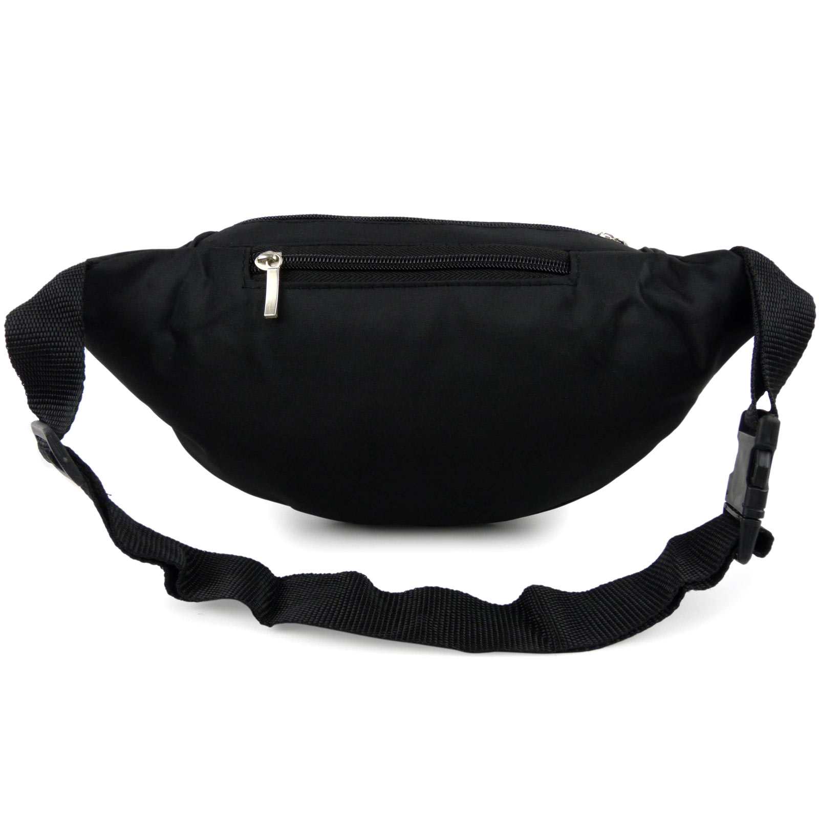 Microfibre Bum Bag with 6 Zipped Compartments Black 5055527712283 | eBay