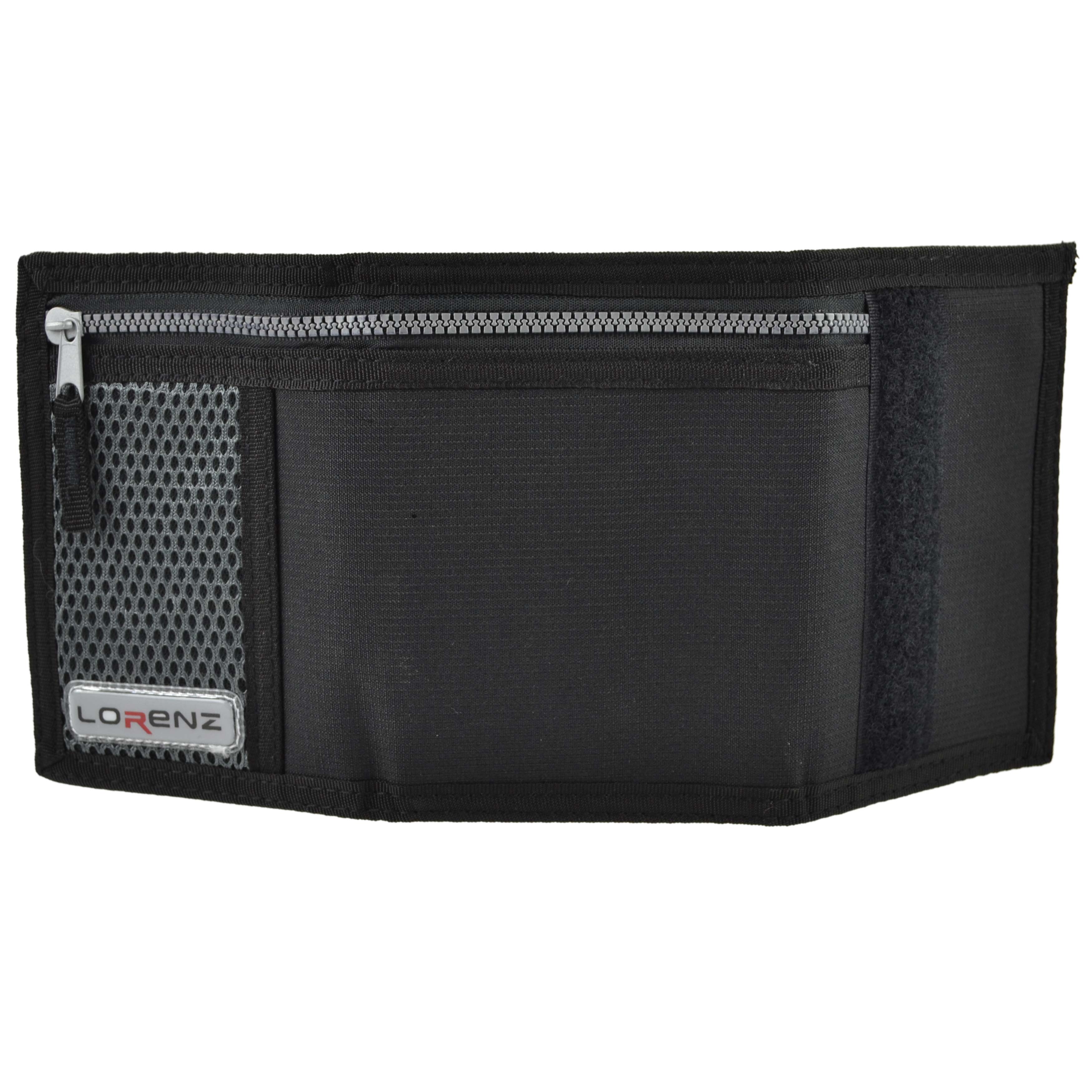 Sports Canvas Wallet Mens/Boys by Lorenz Teens Handy Zip in 3 Colours