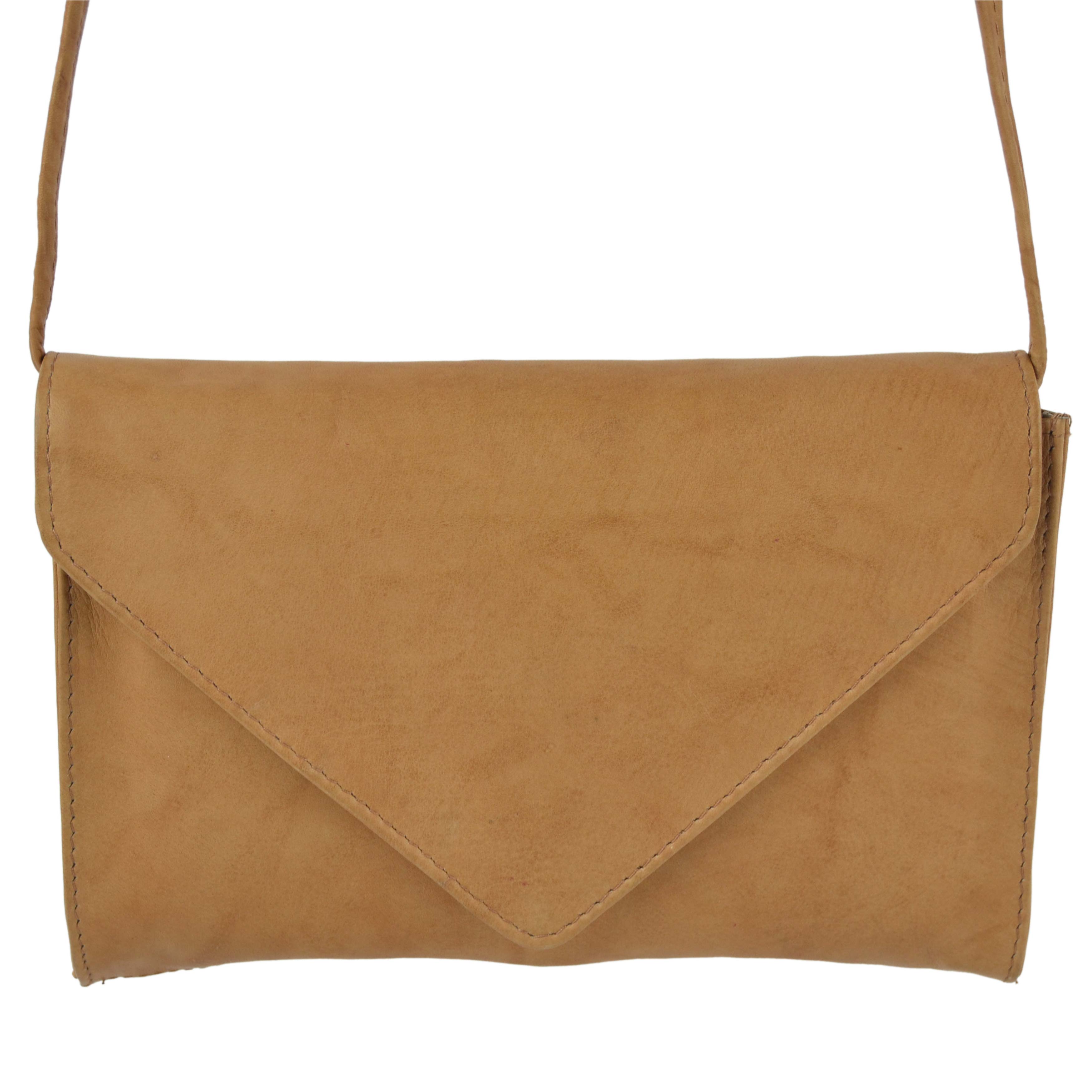 Ladies Small Soft Classic Leather Envelope Clutch Handbag by GiGi ...