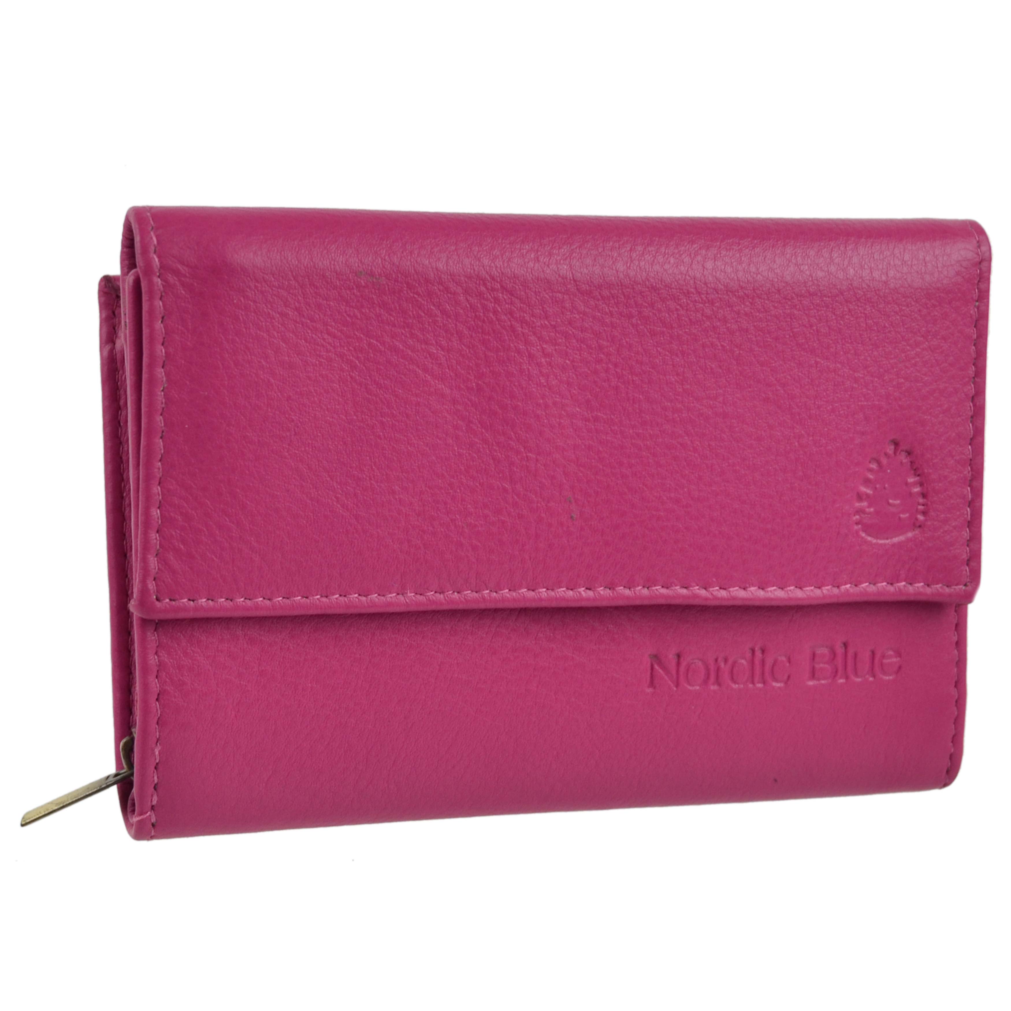 nordic blue leather bag