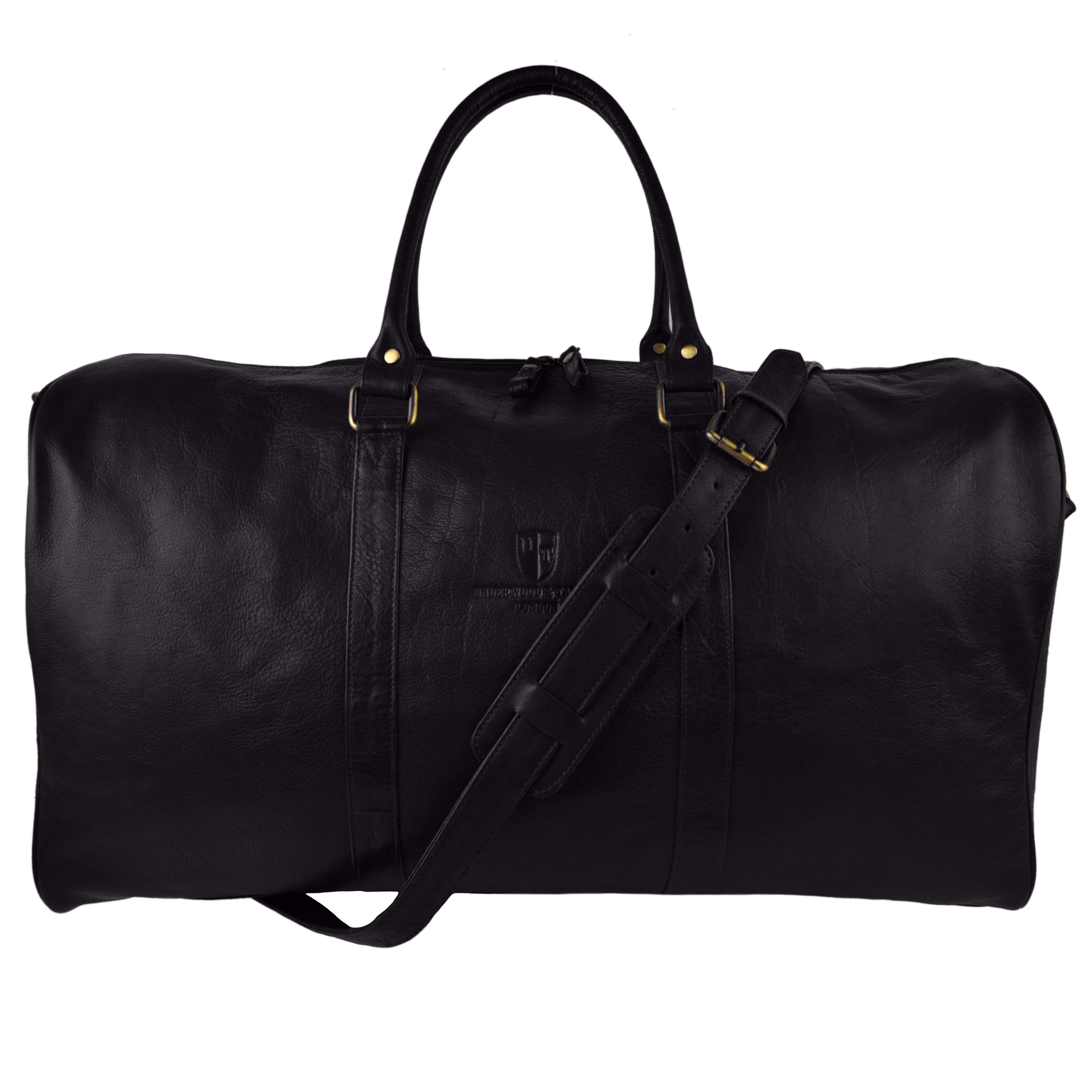 Mens large sales leather holdall