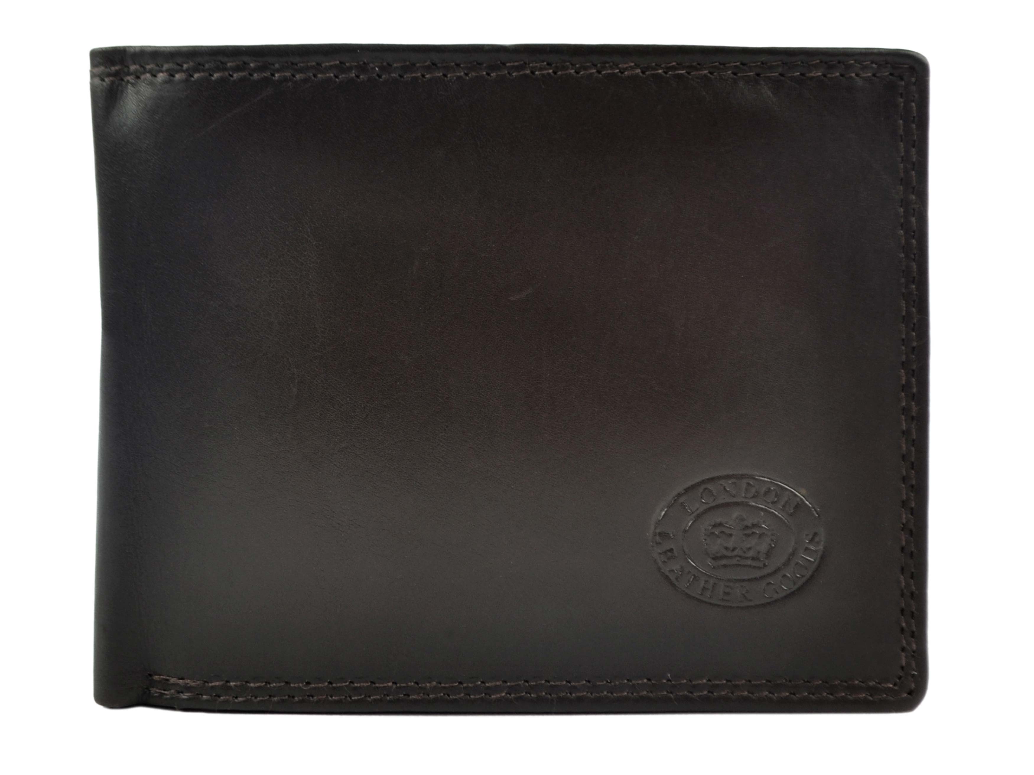 Premium Quality London Leather Goods Card and Note Wallet 