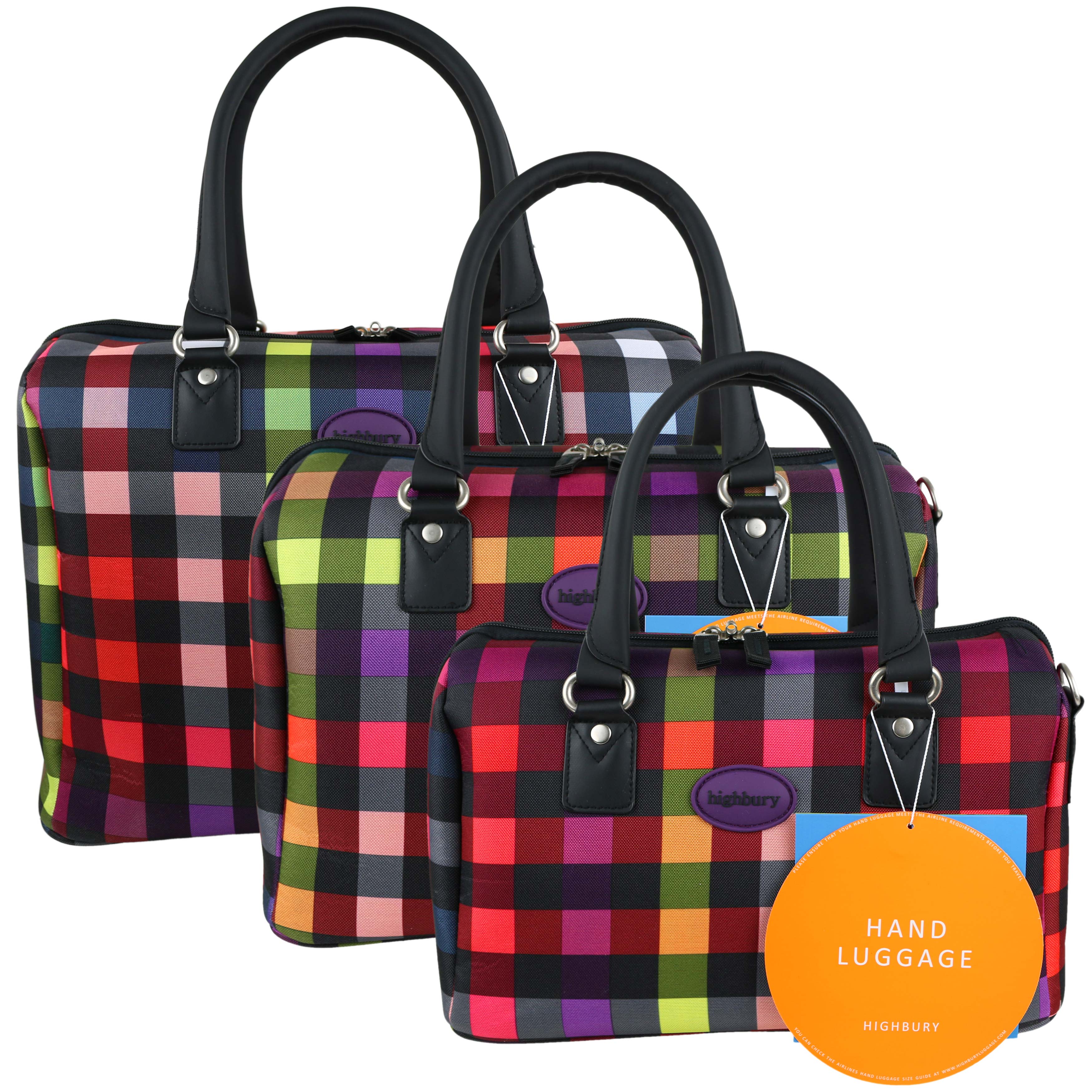 Ladies Mens *Cabin Approved* Weekend Holdall Bag by Highbury MultiBox