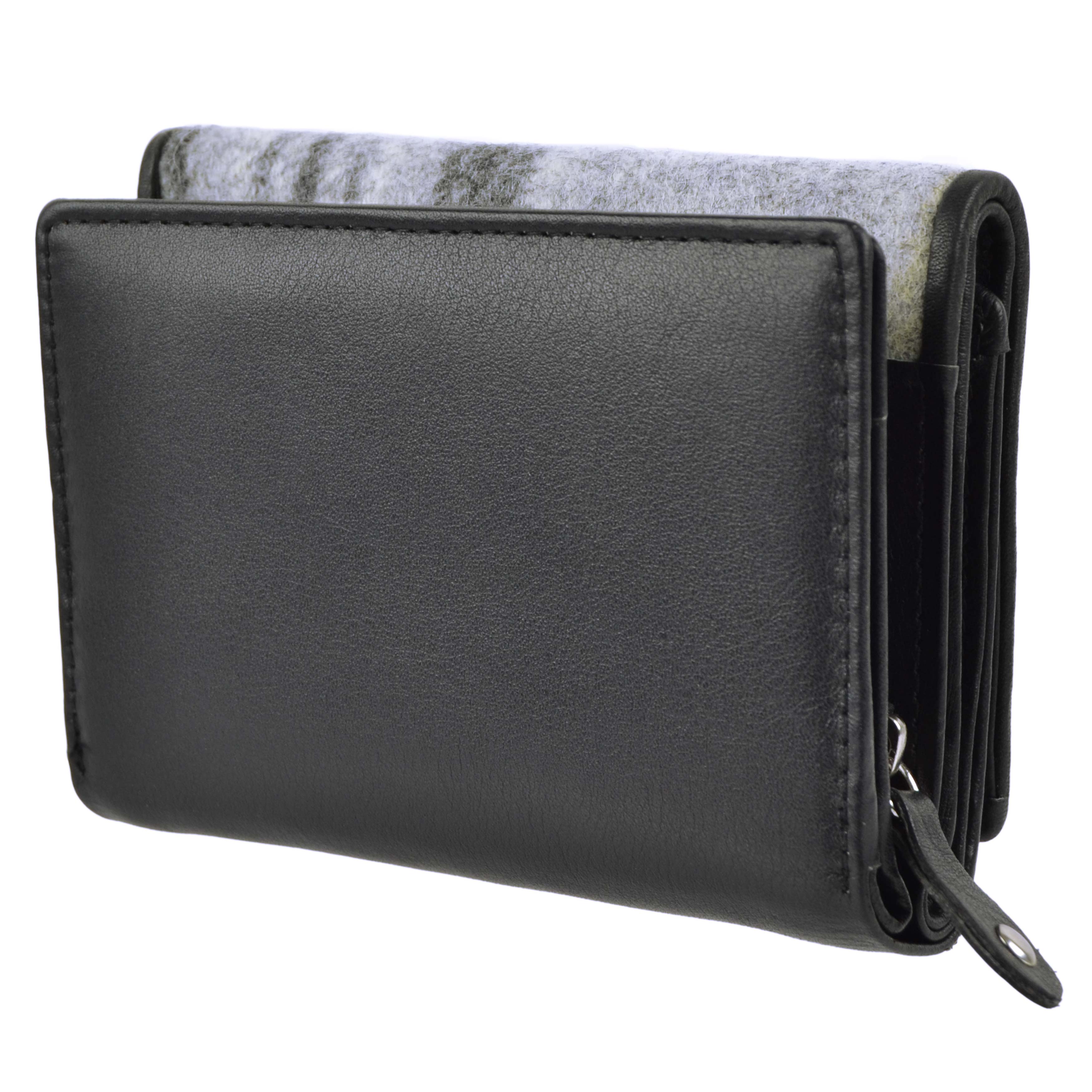 Ladies Compact TriFold Leather Purse Wallet by Mala Abertweed