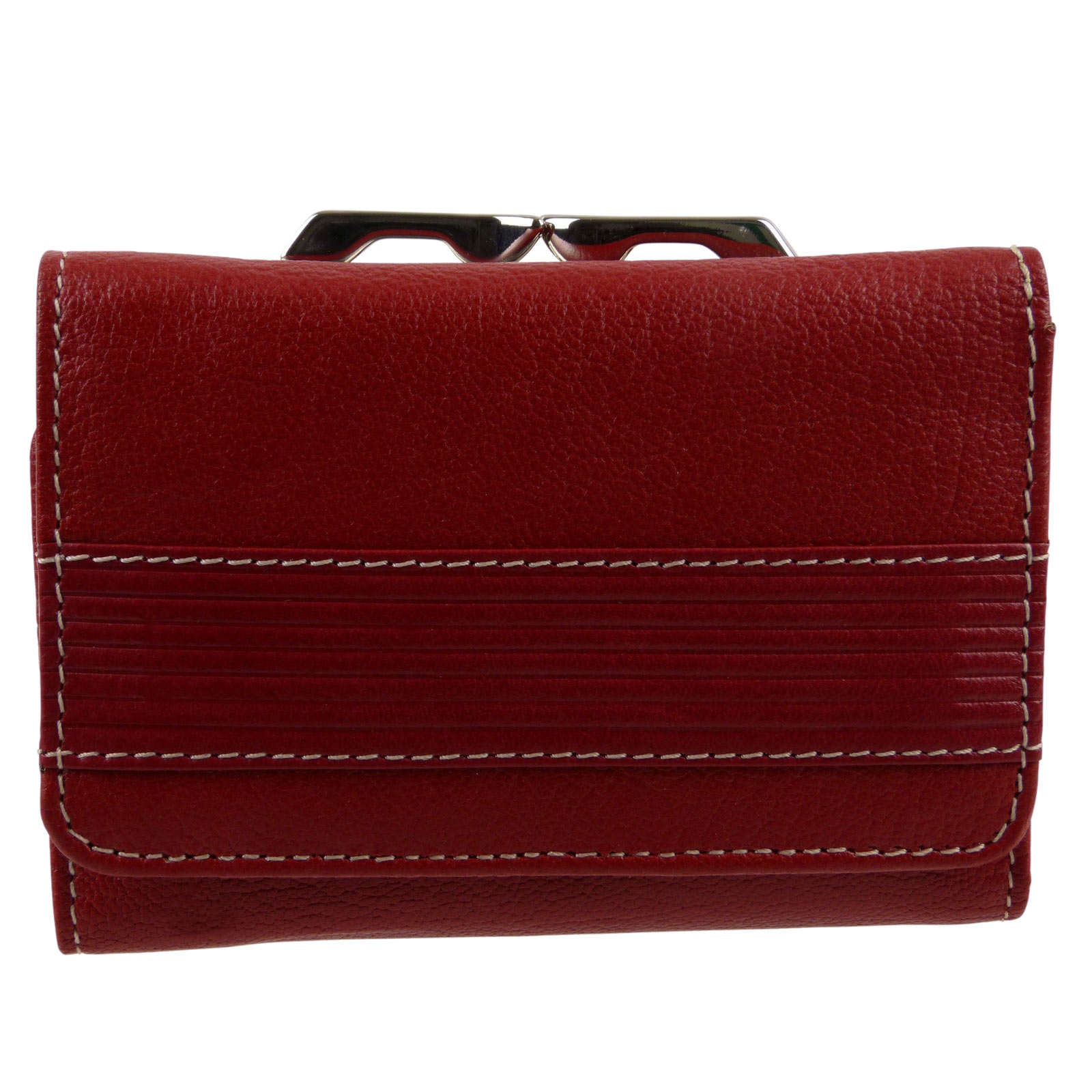 Ladies Tabbed Compact Leather Purse Classic Hansson NEVADA Collection ...