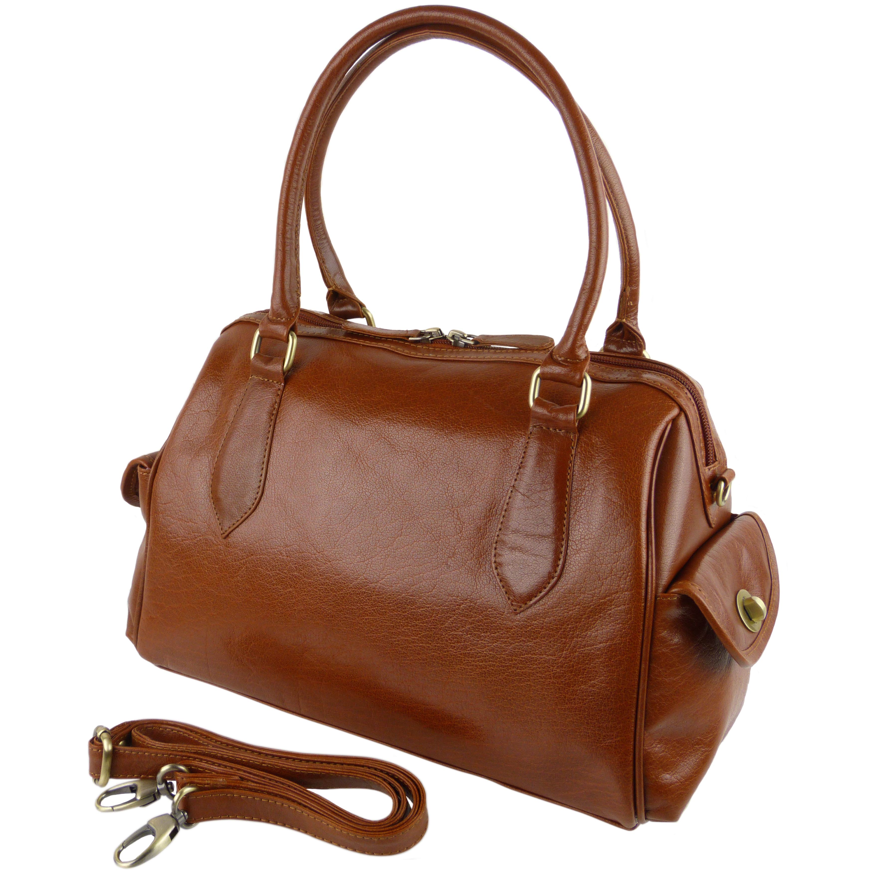 Ladies Leather Handbag by Brownne; Lucy Collection Classic Handy eBay