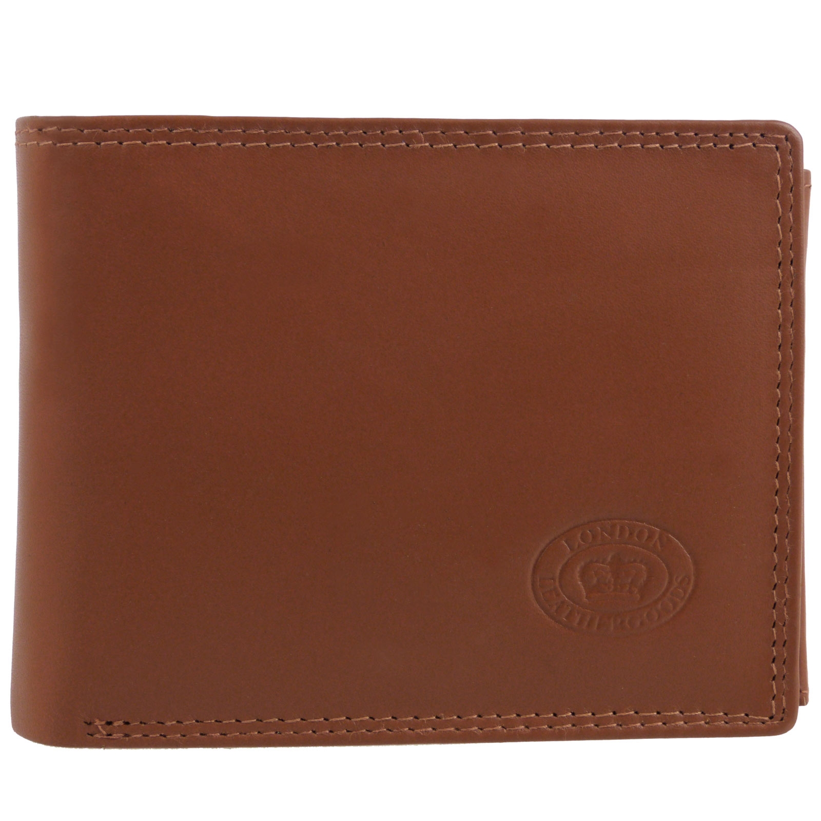 Mens Quality Soft Leather Wallet by London Leather Goods Trifold