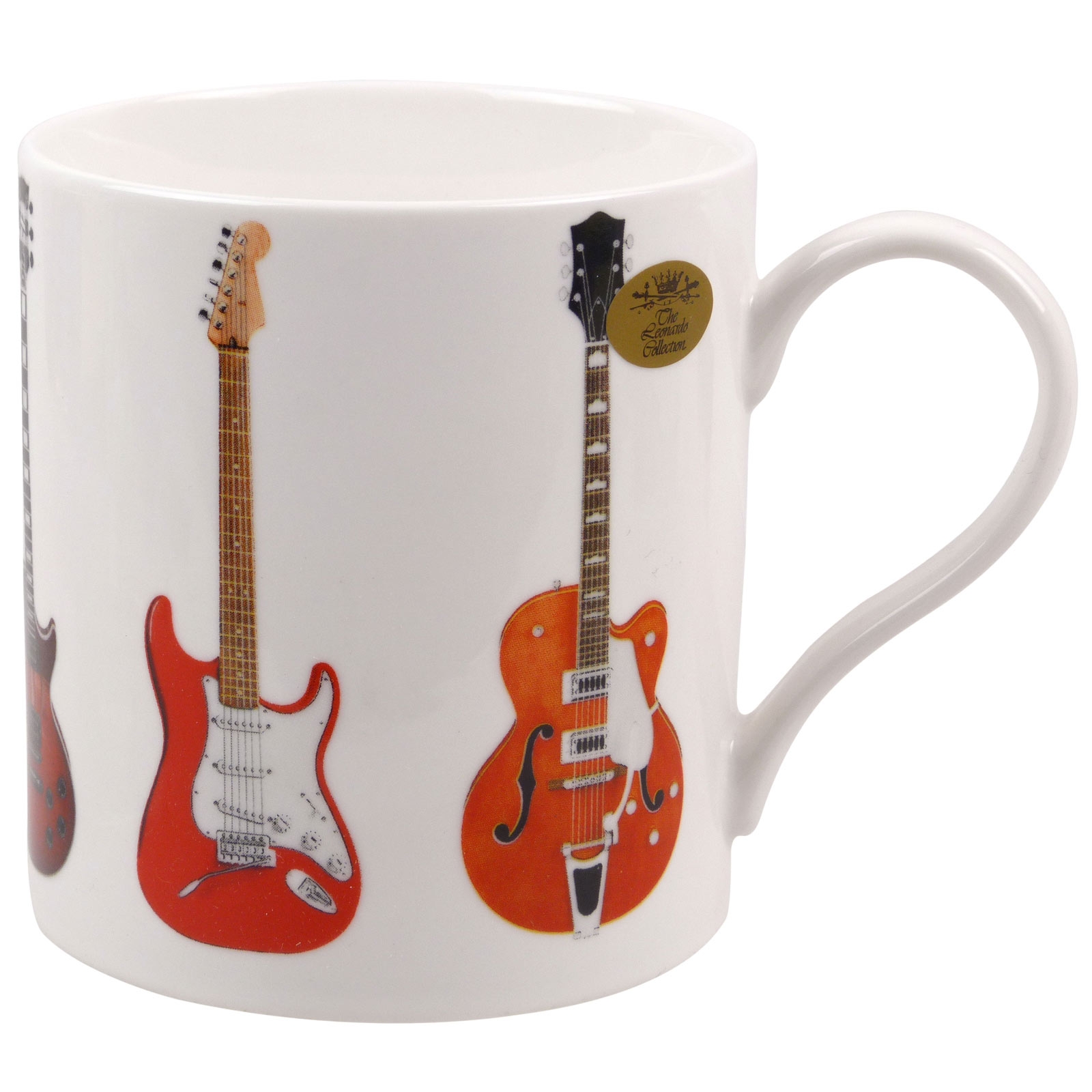 Rockers Guitar Mug Cup from The Leonardo Collection Fine China Gift