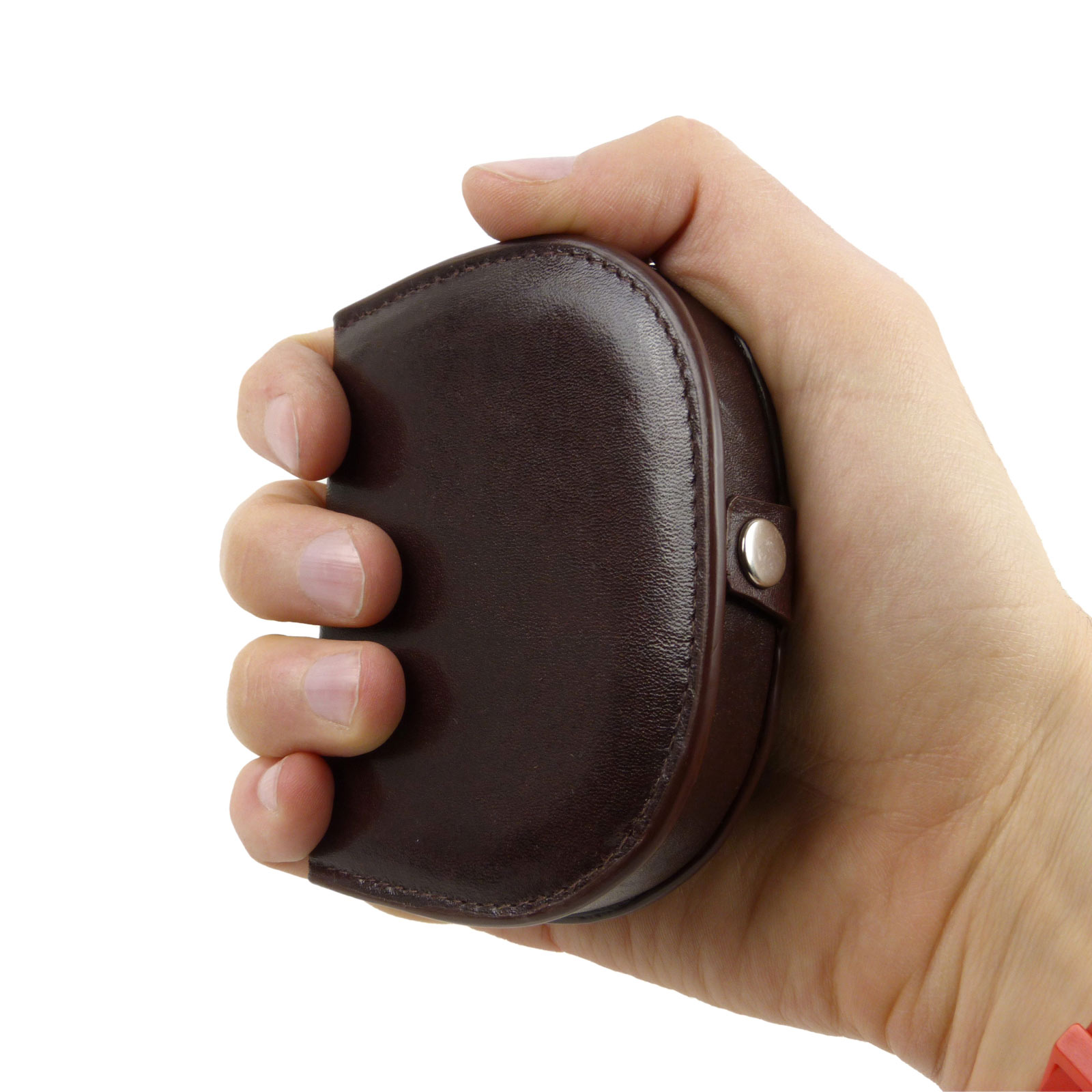 Black Mens Quality Gents Leather Coin Tray/Purse by Mala Leather Change