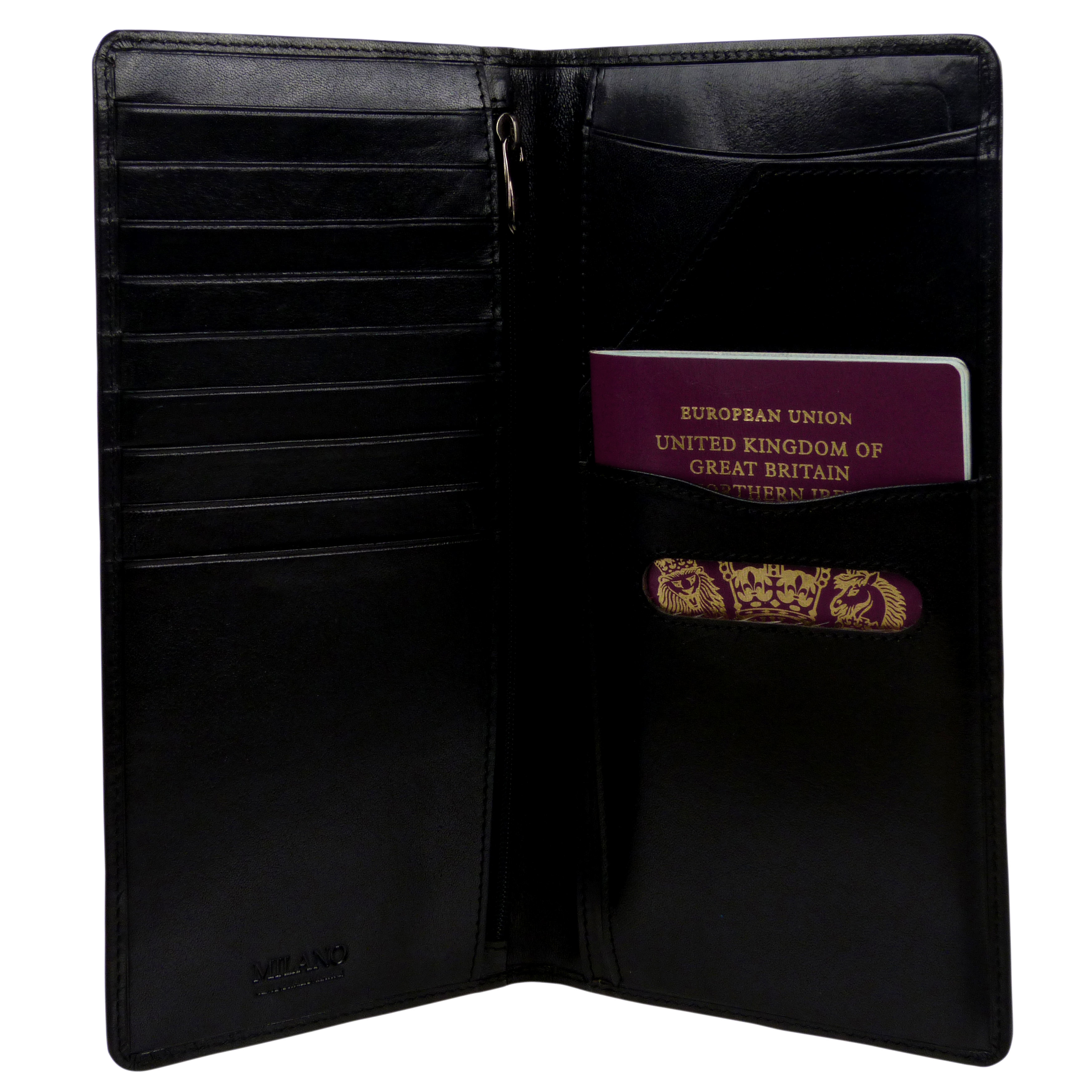 Mens Golunski Italian Leather Travel 2 Colours Travel