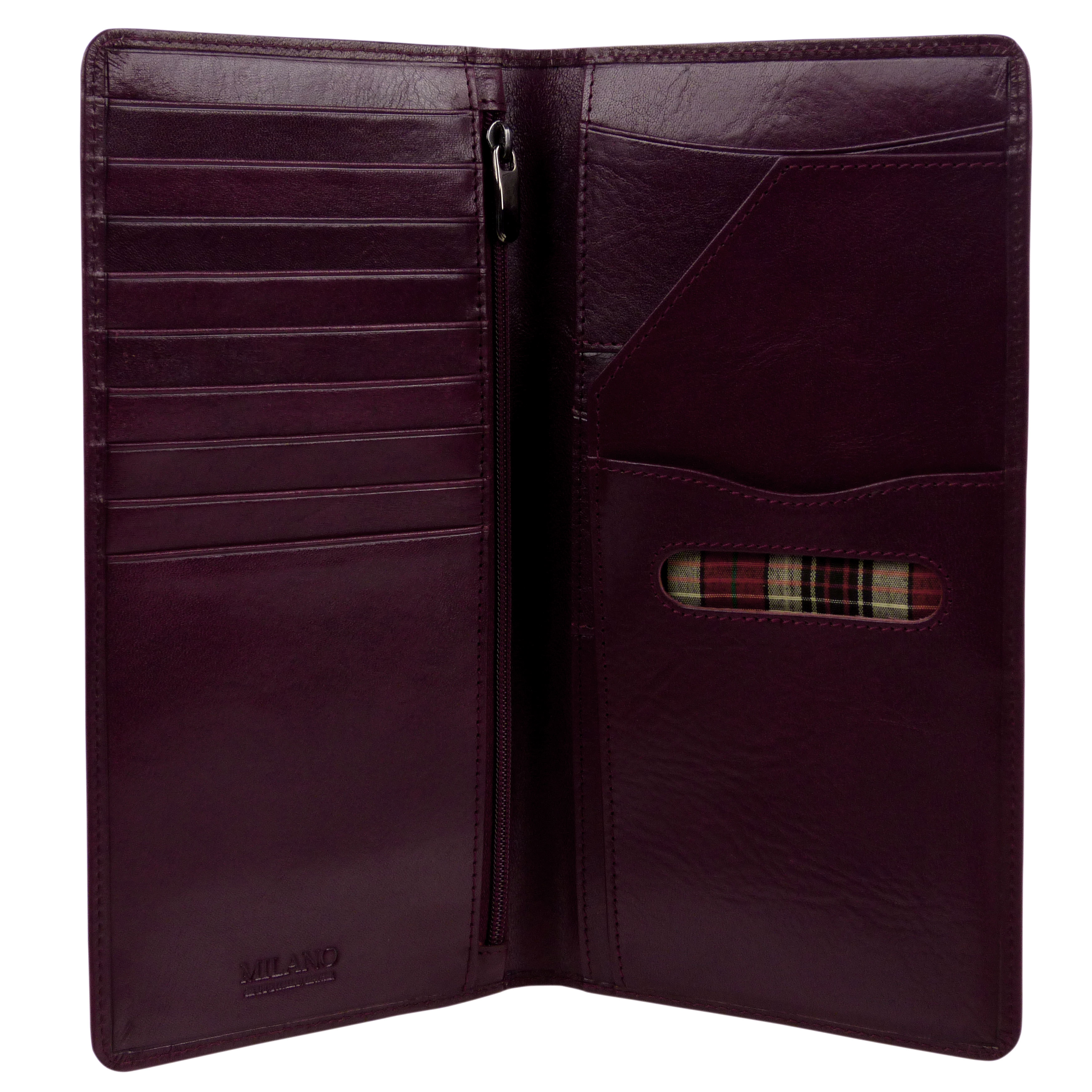 Golunski Stylish Organiser High Quality Leather Travel Wallet Passport Holder. 