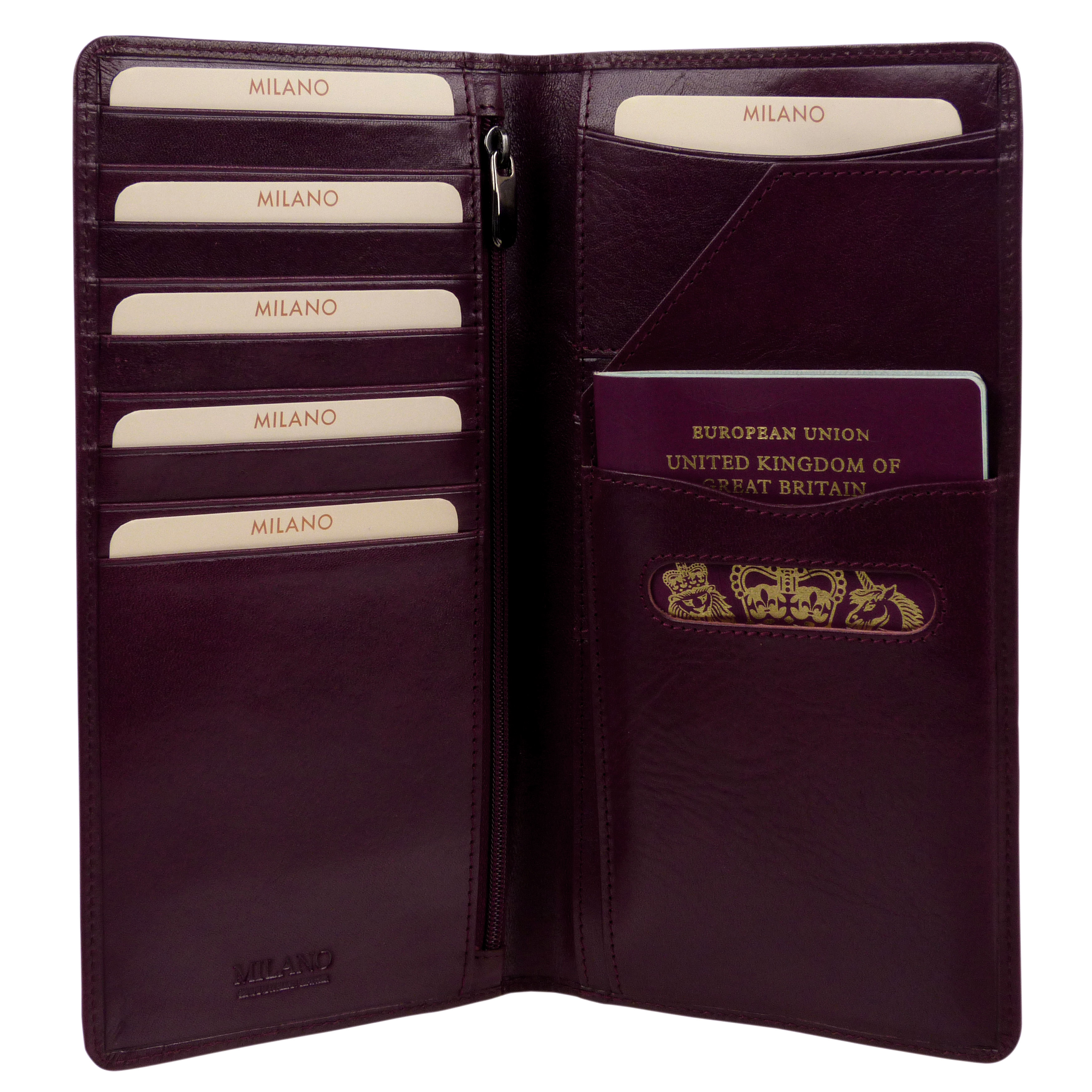 Mens Golunski Italian Leather Travel 2 Colours Travel