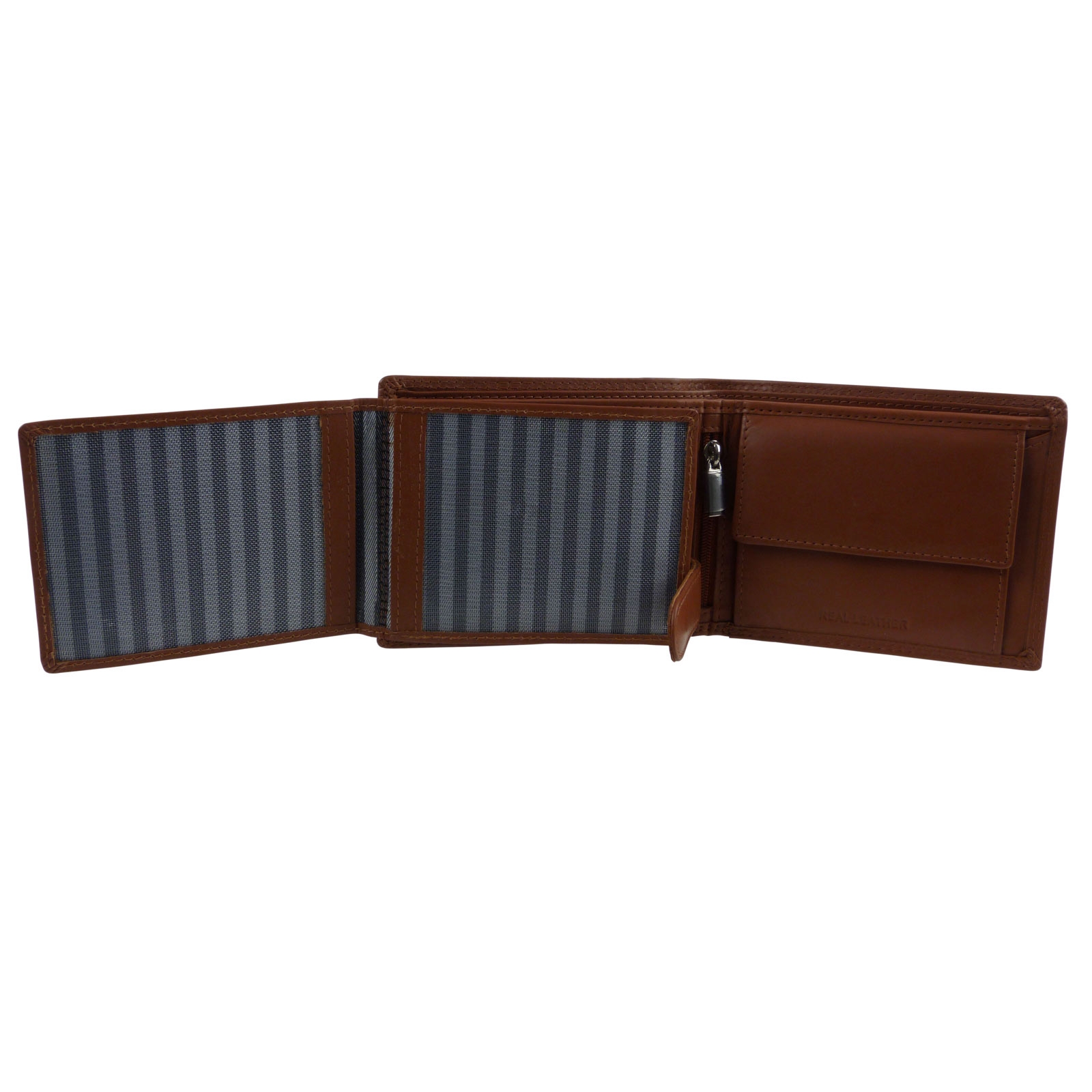 Mens Quality Soft Leather Wallet by London Leather Goods Trifold