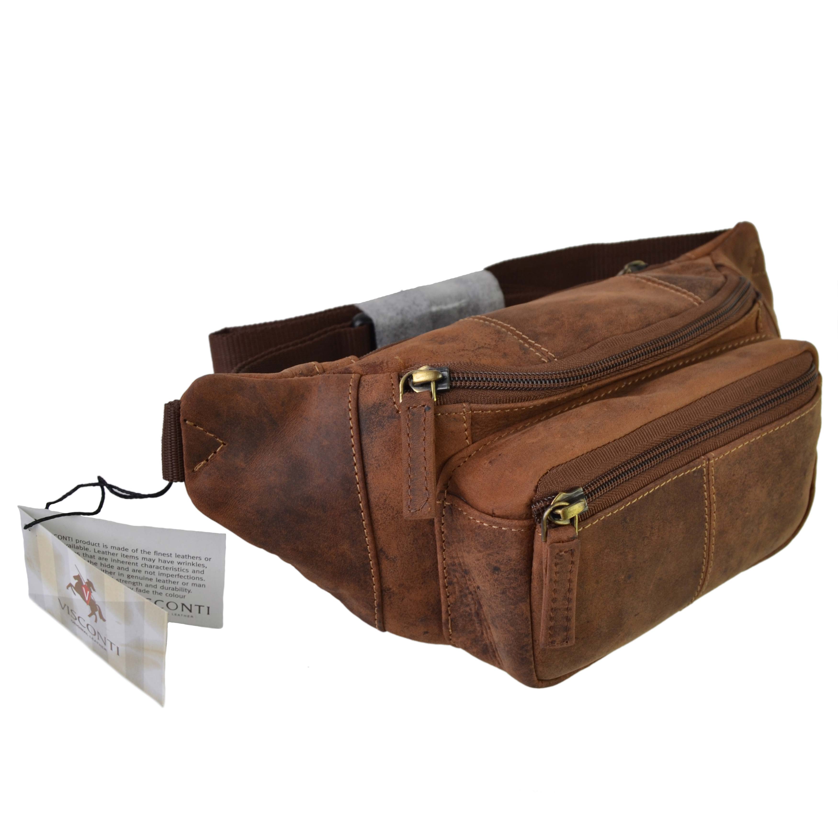 soft leather fanny pack