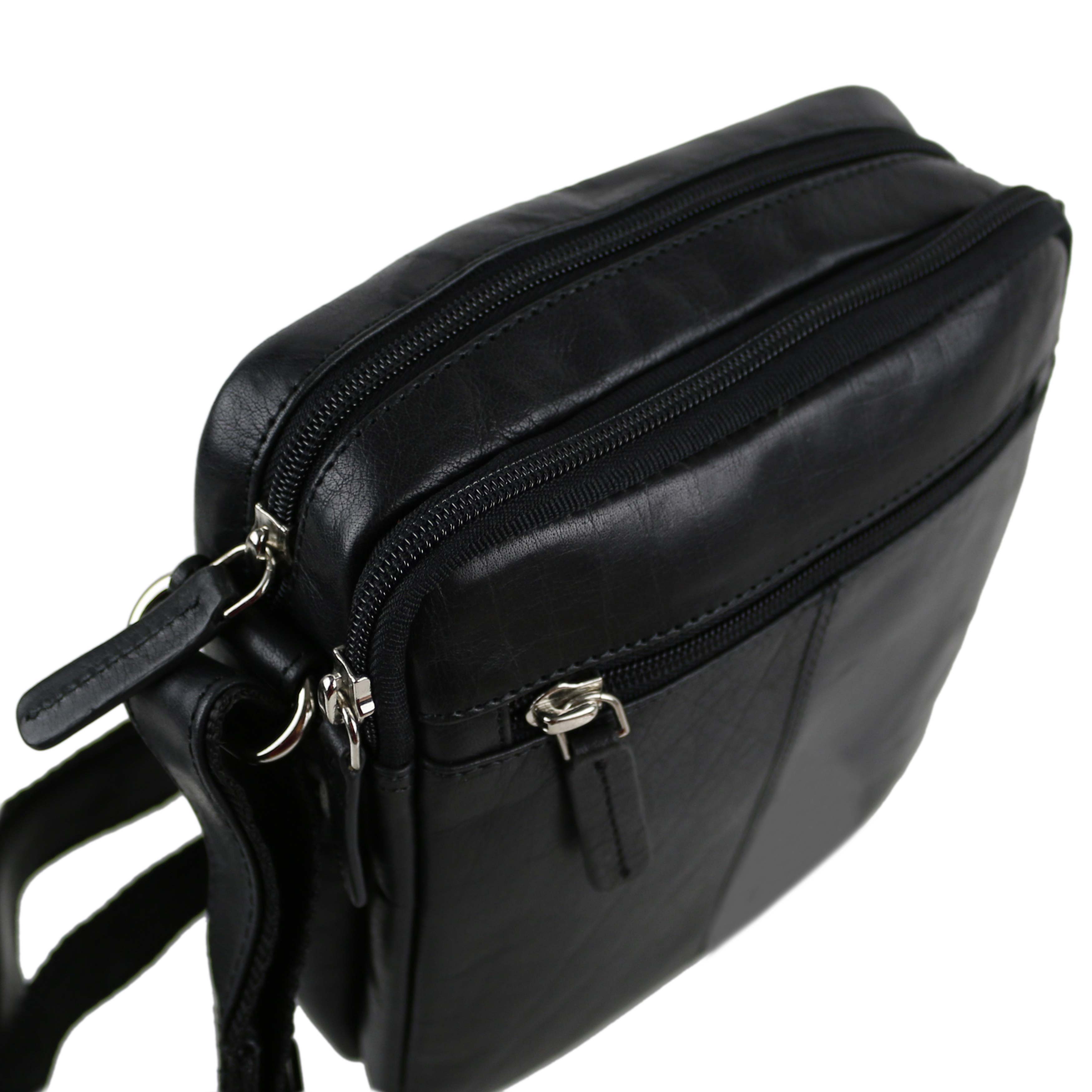 Ladies Mens Small Leather Cross Body Bag by Visconti; Merlin Travel | eBay