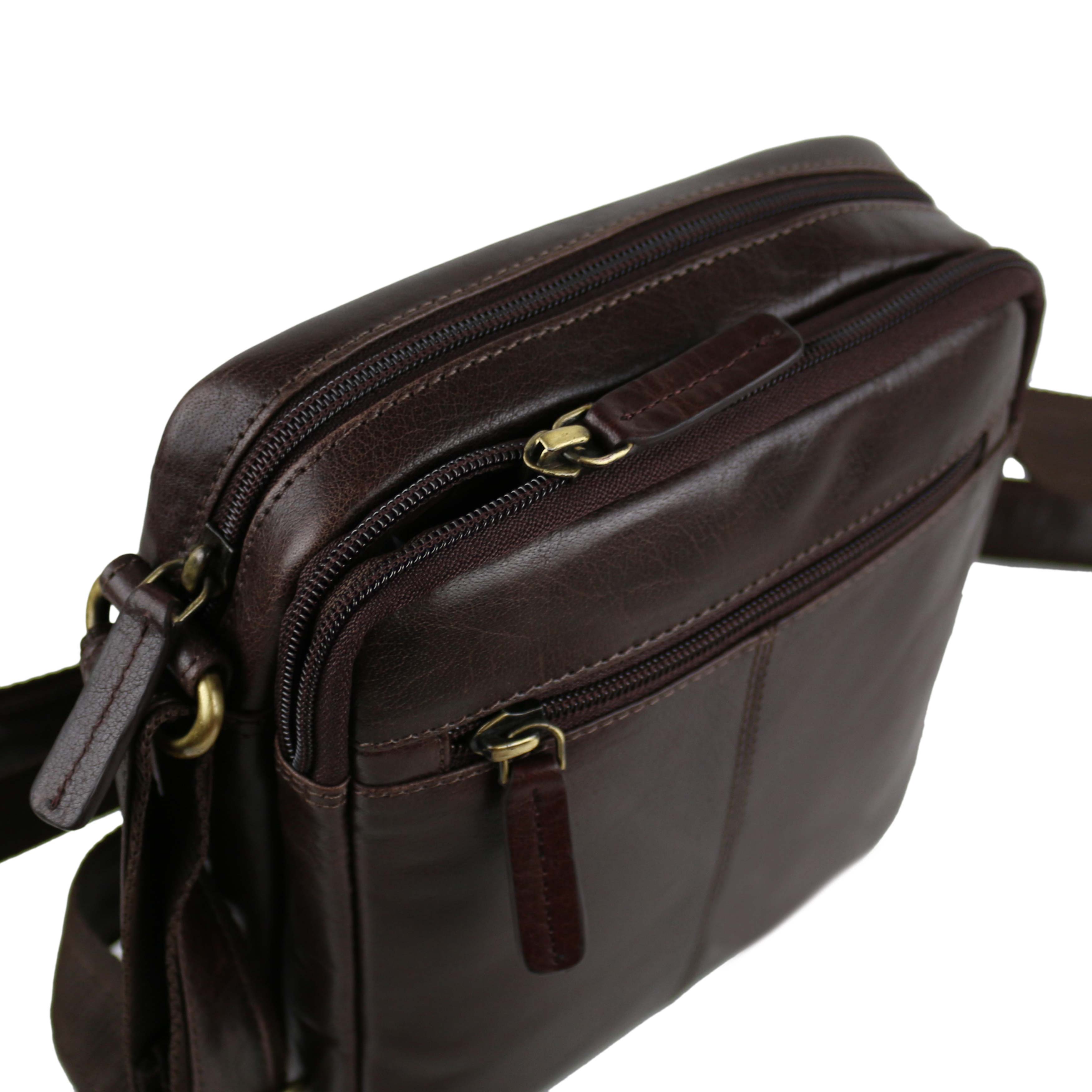 Ladies Mens Small Leather Cross Body Bag by Visconti; Merlin Travel eBay