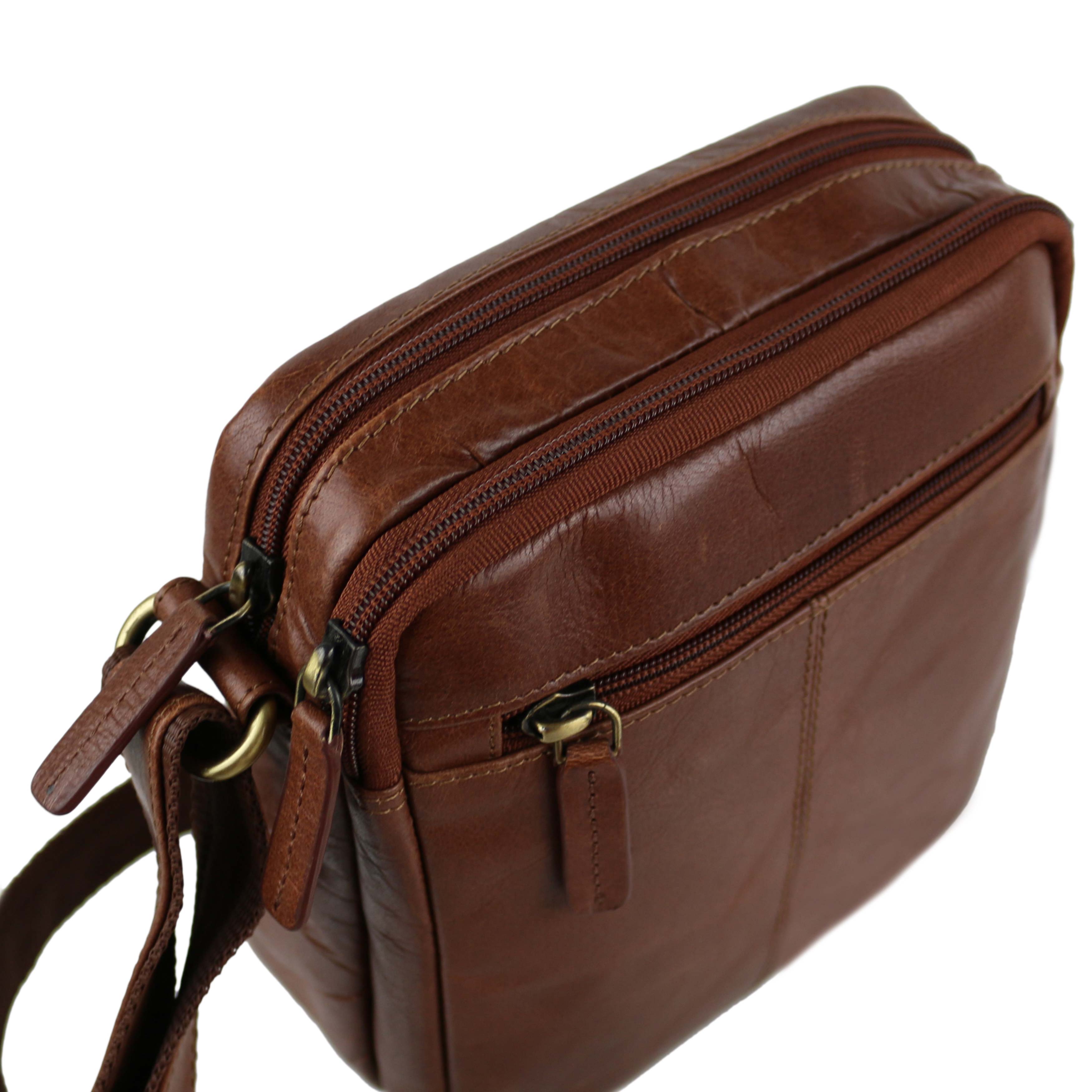 Ladies Mens Small Leather Cross Body Bag by Visconti; Merlin Travel eBay