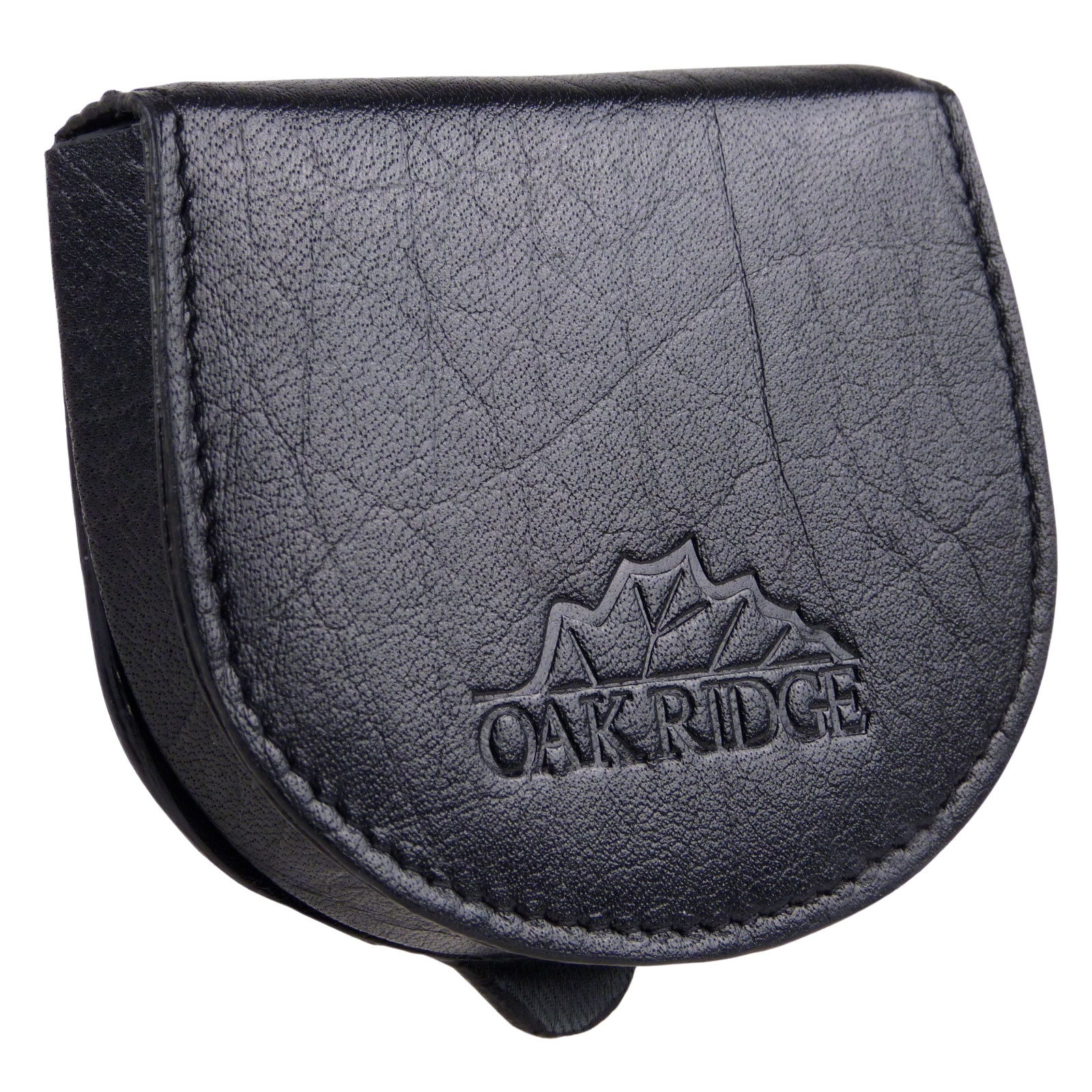 Nero Cintura in Pelle 3 ZIP bagpurse Coin POUCH da Oakridge Handy Man 