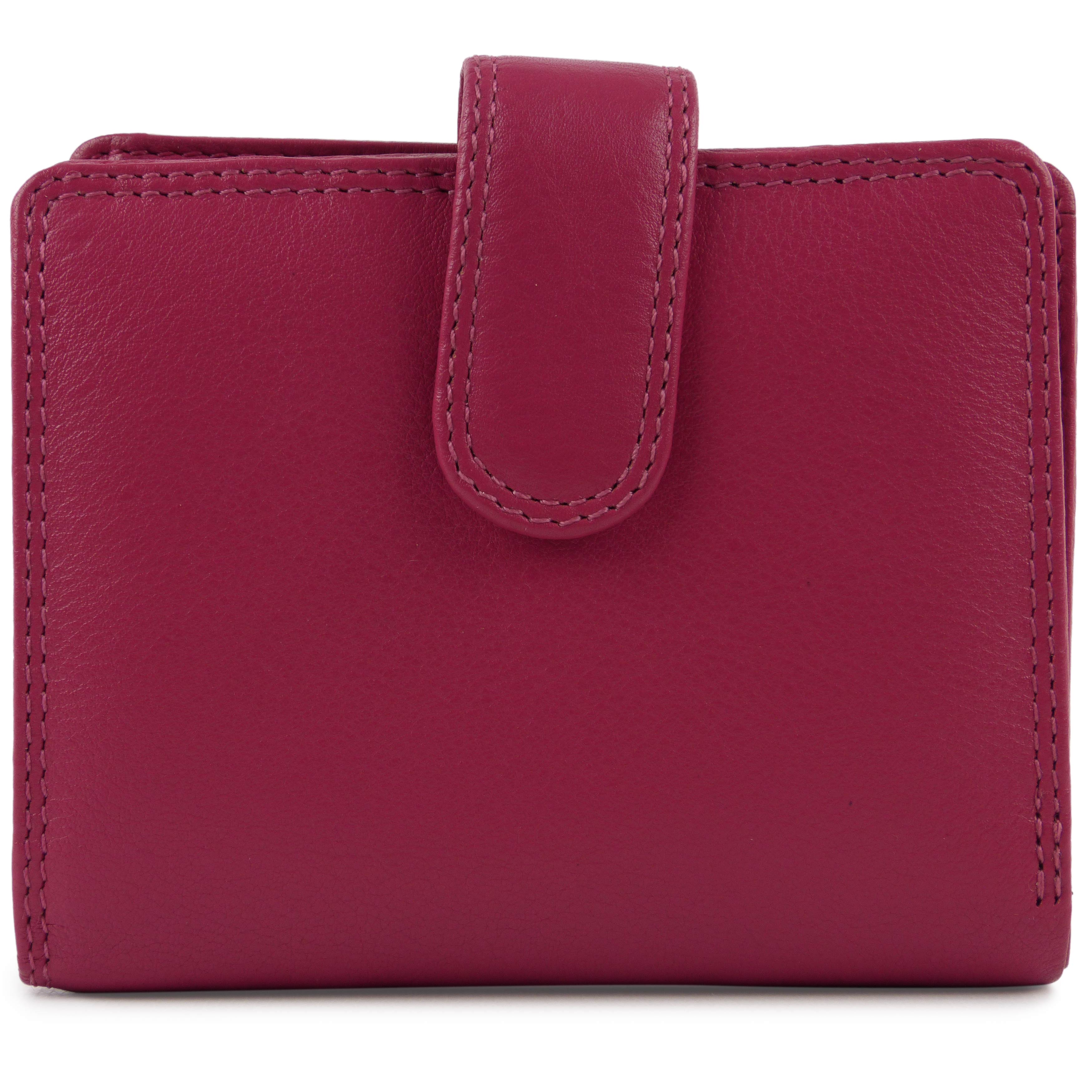 Visconti Heritage Collection Ladies Leather Purse/Wallet - Medium, 15x9.5x3.5 Cm, Gift Boxed, Chocolate Brown