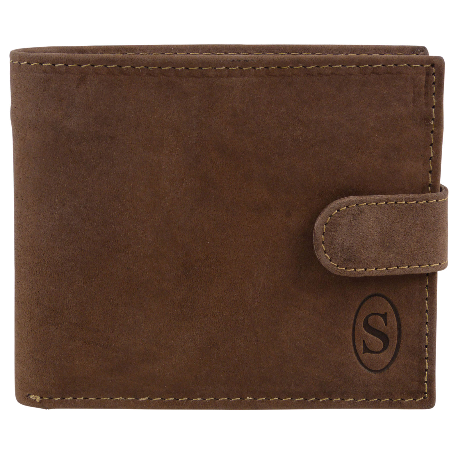 Mens Hunter Leather Wallet with Tab & Change Section Savannah - Gift ...